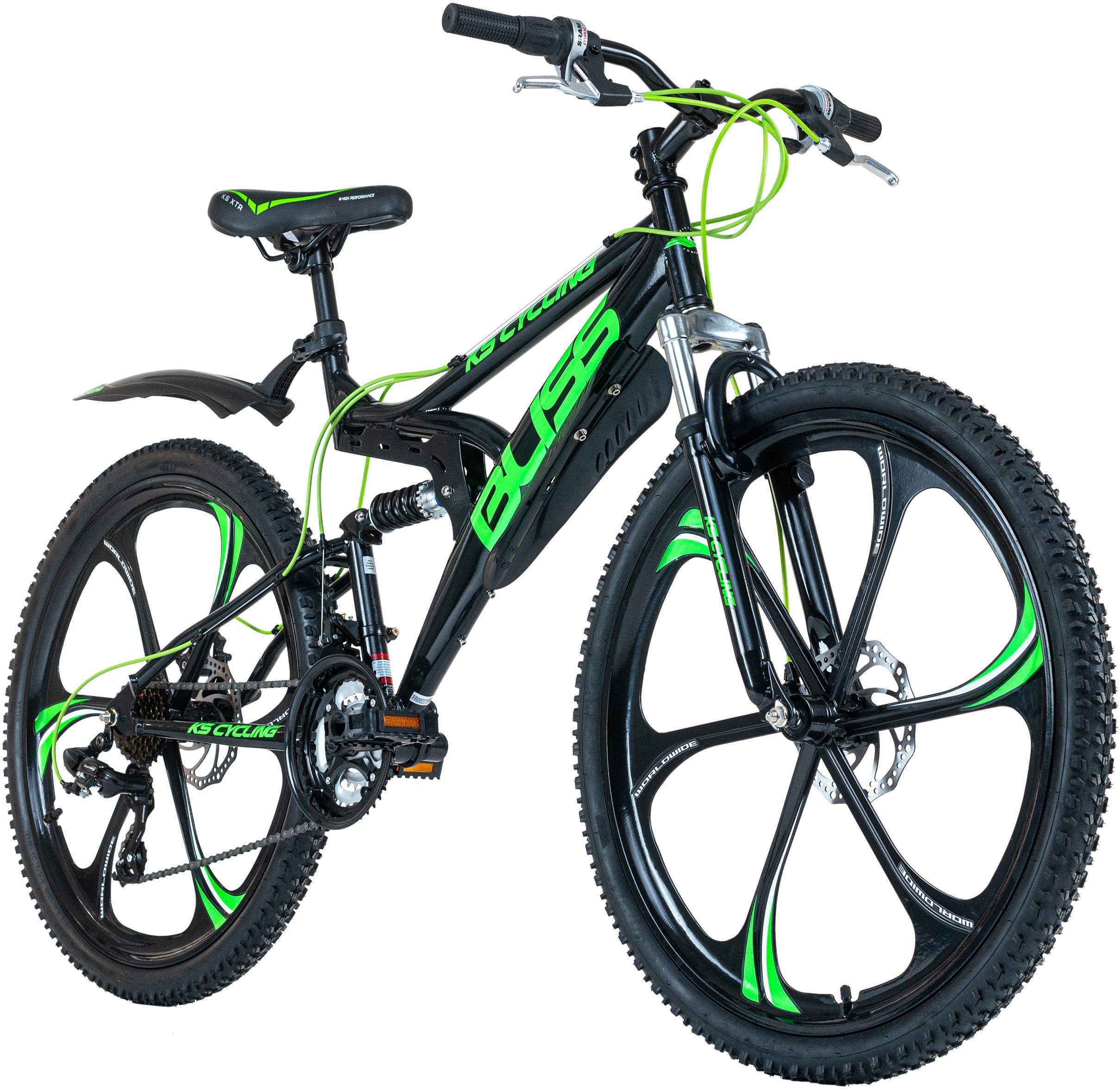 KS Cycling Mountainbike Bliss voor heren, kettingversnelling