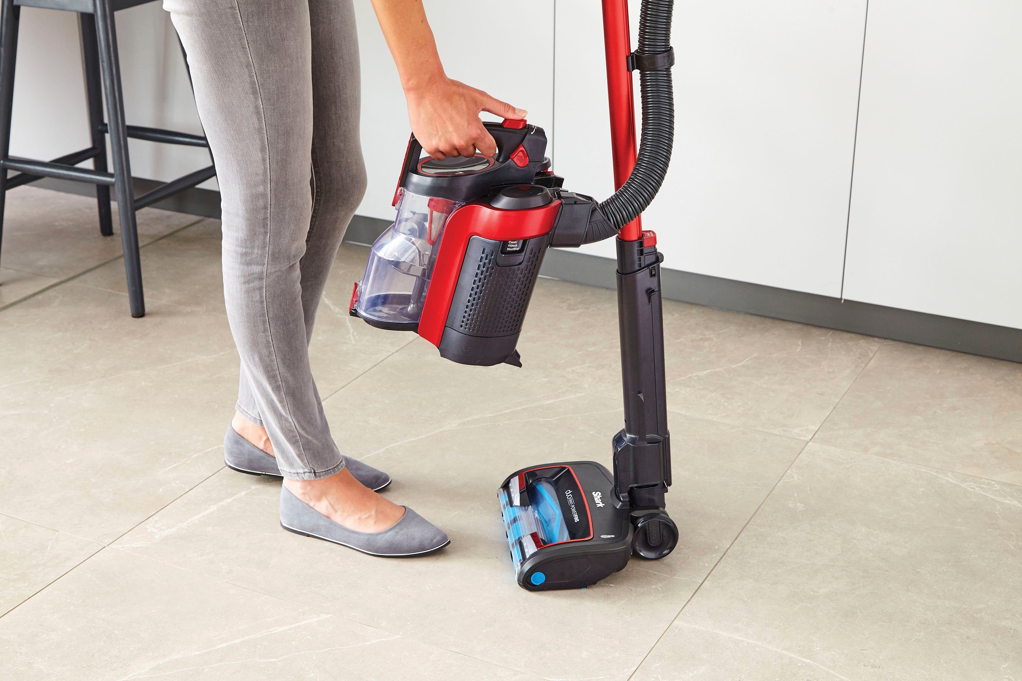 Shark Accu-steelstofzuiger ICZ300EU Get-Anywhere technologie [enkele batterij], 83,52 watt