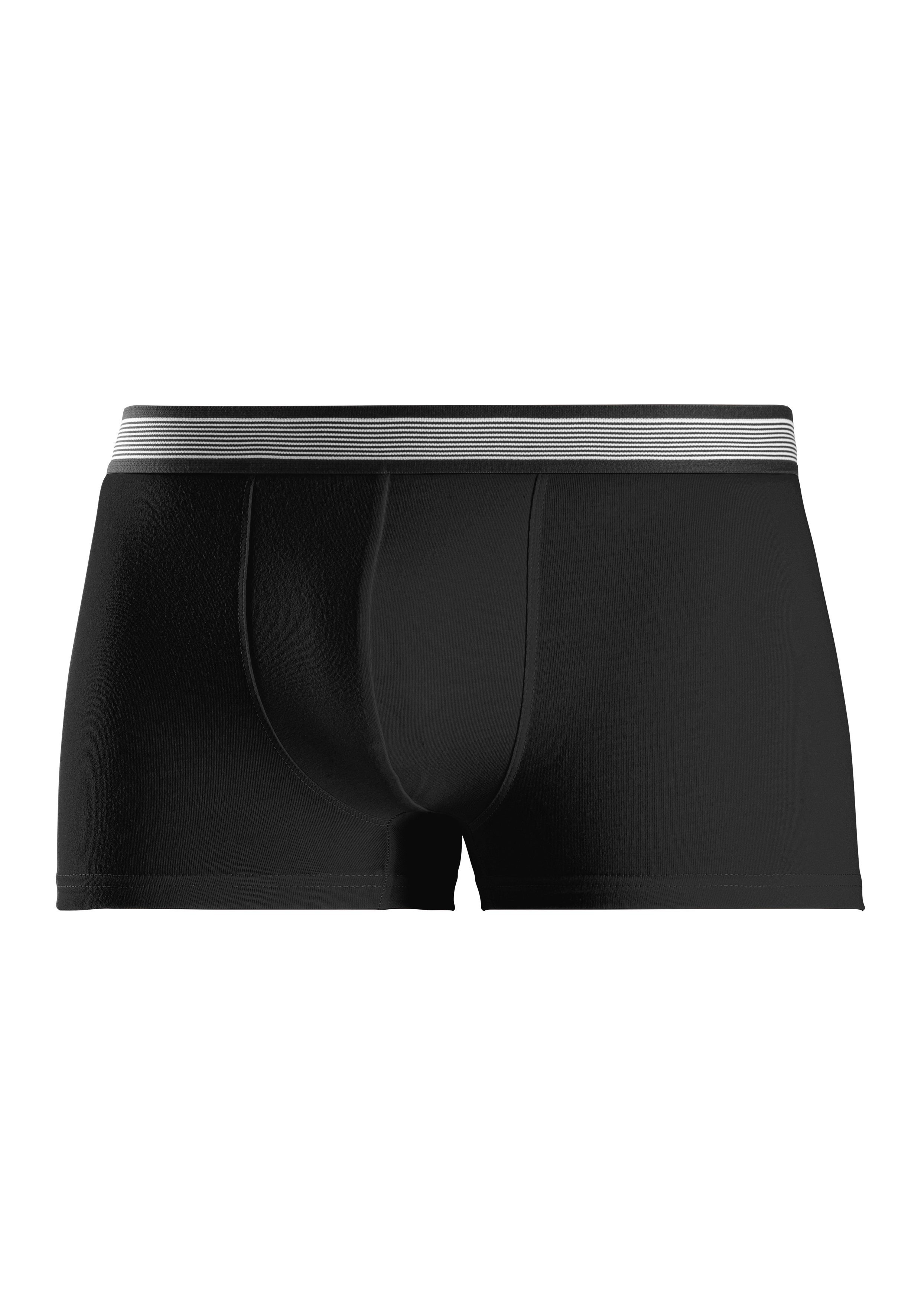 H.I.S Boxershort voor heren met gestreepte weefband (set, 4 stuks)