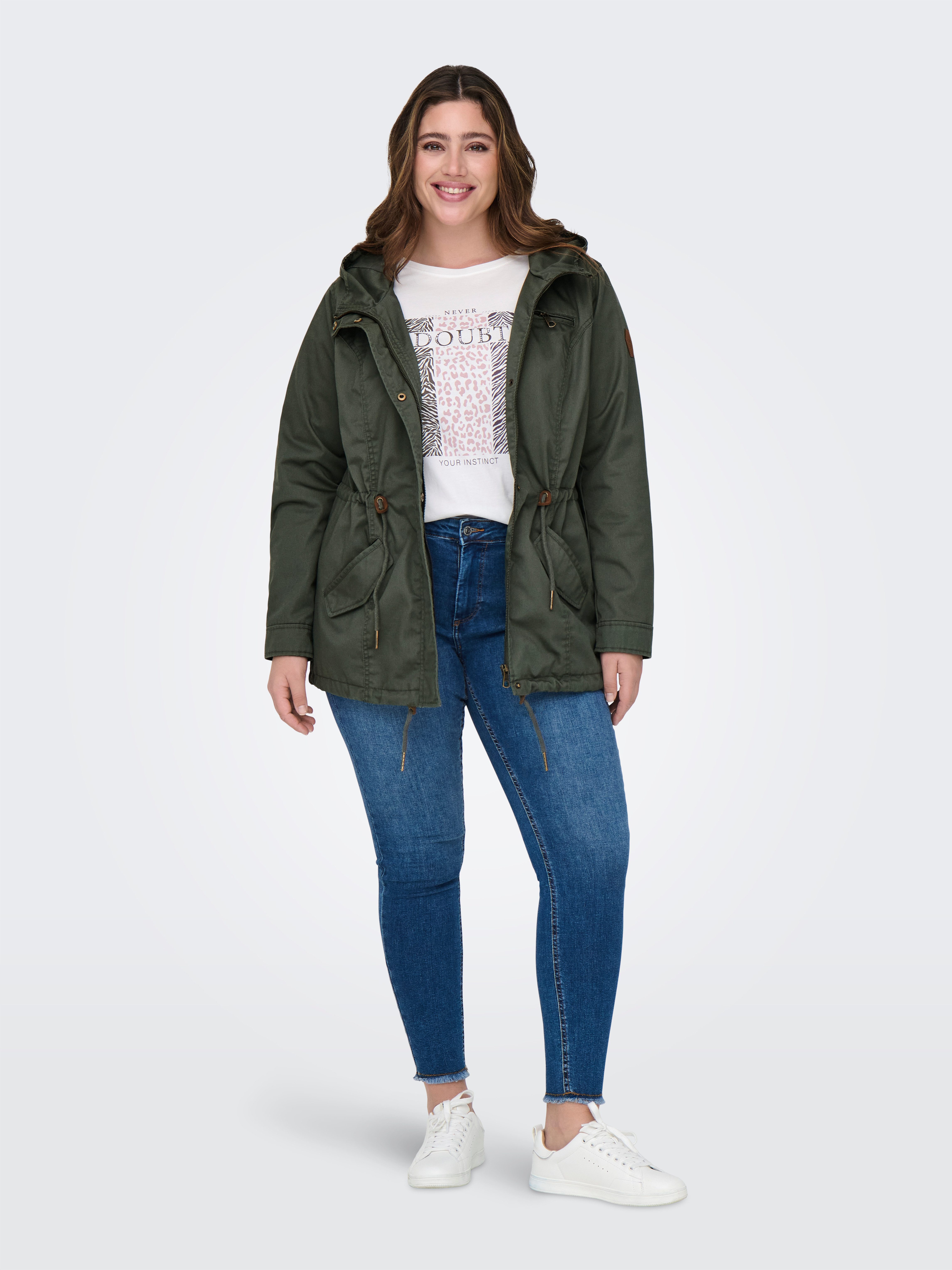 ONLY CARMAKOMA Parka CARLORCA SPRING CANVAS PARKA OTW NOOS