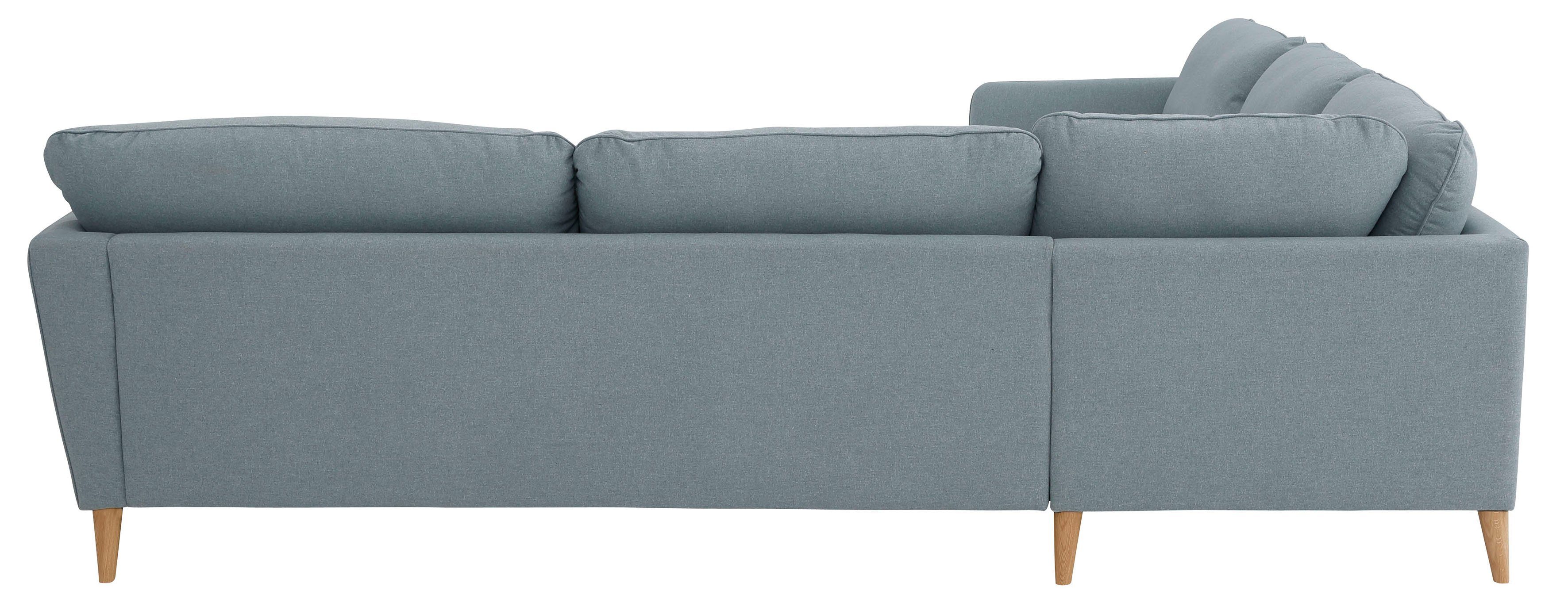 Home affaire Hoekbank MARSEILLE 278/278 cm, L-vorm, geweven stof, vlakke weefsel, viltlook