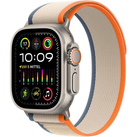 NU 20% KORTING: Apple Smartwatch Watch Ultra 2 GPS 49 mm + Cellular Titanium S-M Trail Loop
