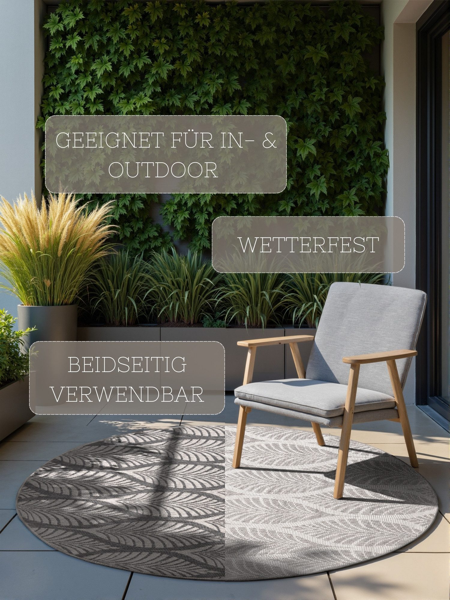 NORTHRUGS Outdoorkleed Liora omkeerbaar tapijt