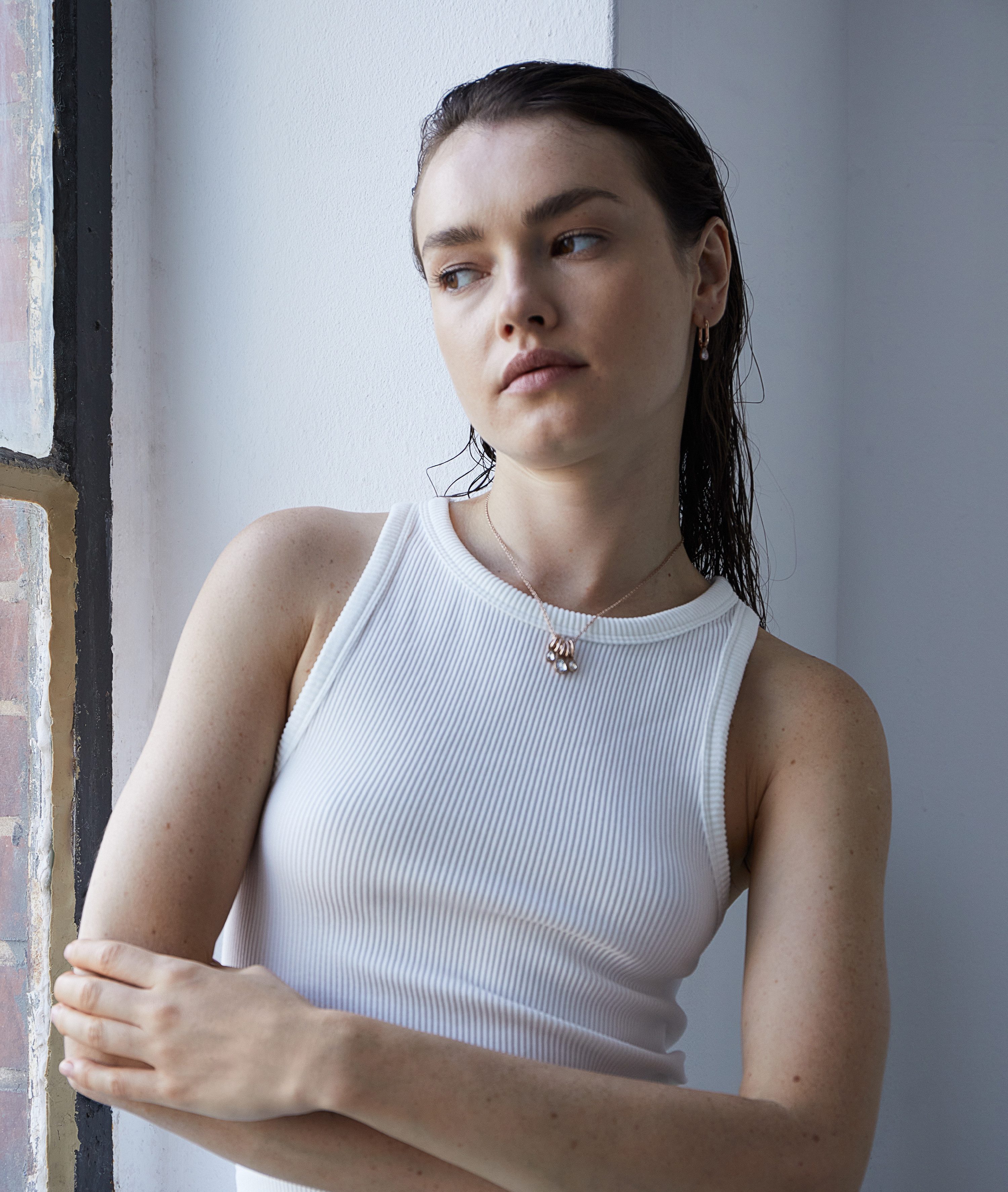 MUSTANG Ketting met hanger Sieraad Geschenk Roestvrijstalen Ketting Like Diamonds Druppels