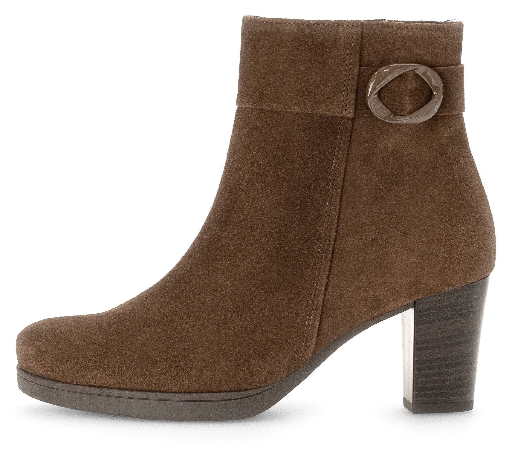Gabor Laarsjes ANCONA blokhak, ankle boots met trendy schachtontwerp