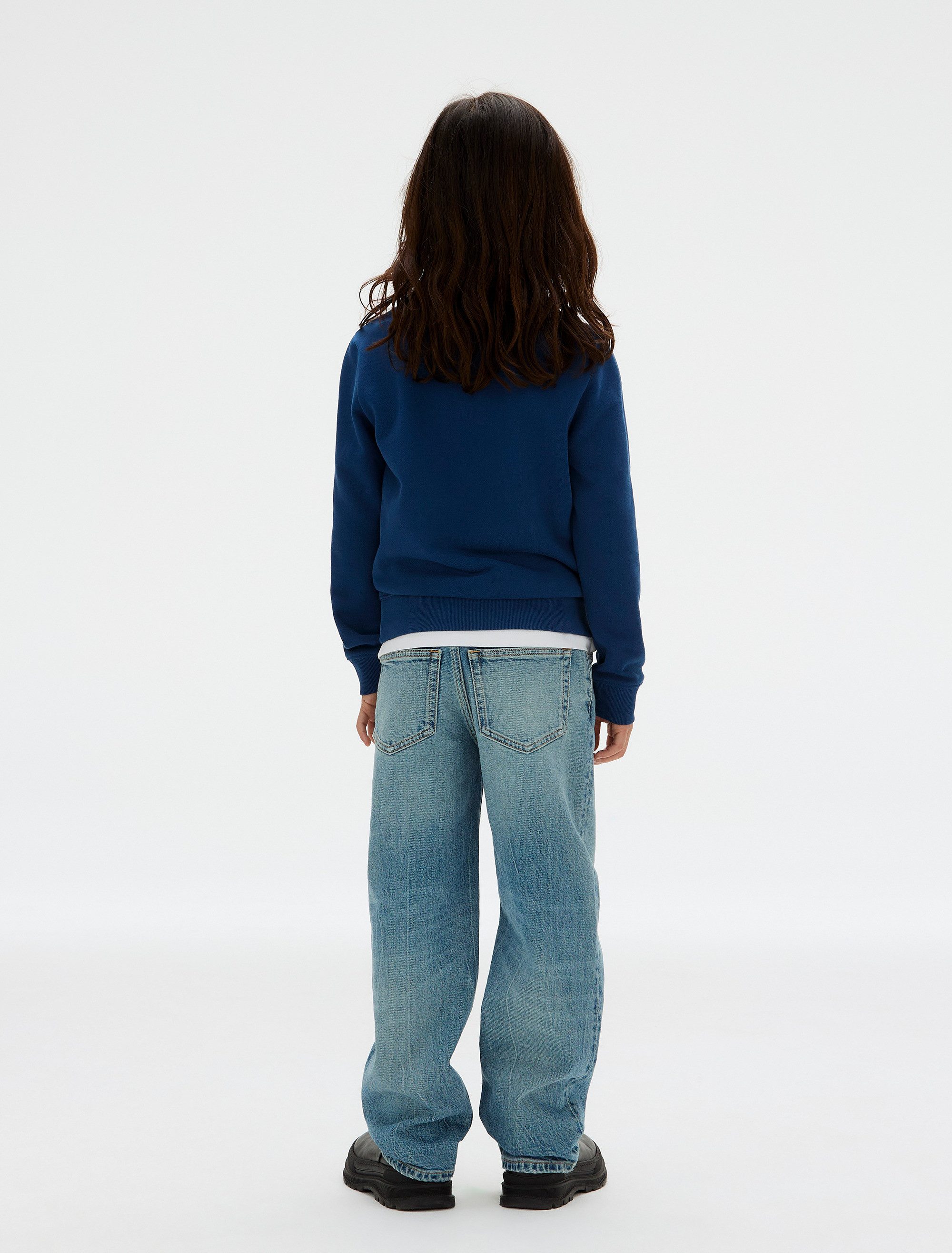 Calvin Klein Sweatshirt TERRY SEASONAL LOGO CN voor kinderen tot 16 jaar, fotoprint