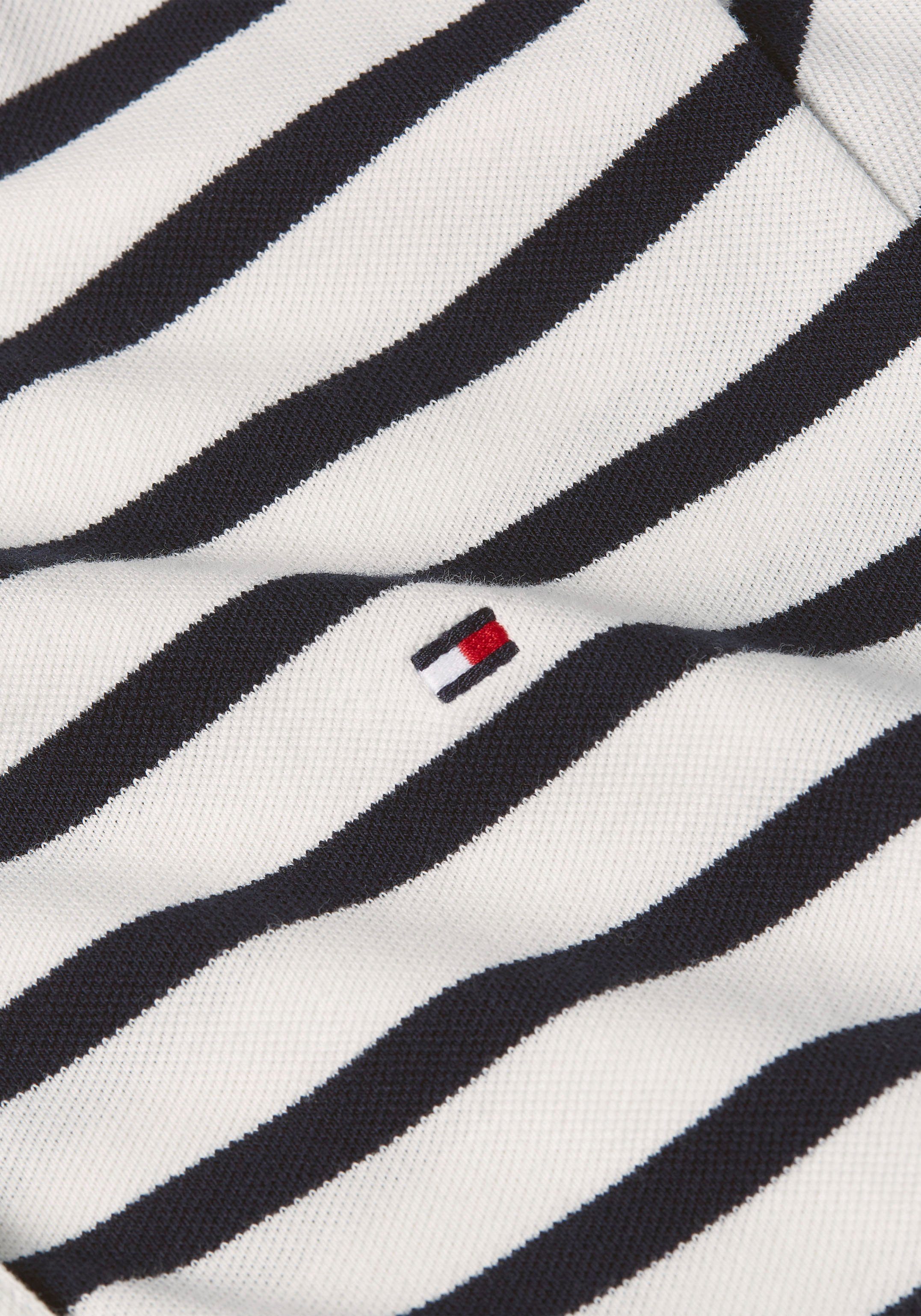 Tommy Hilfiger Poloshirt 1985 REG PIQUE STRIPE POLO SS met discreet geborduurd tommy hilfiger logo