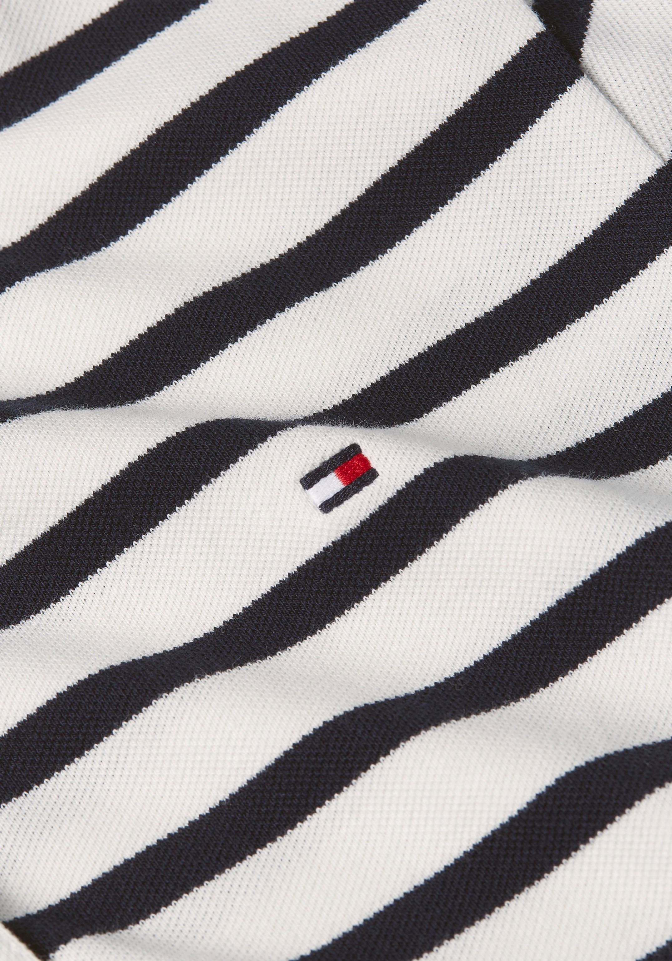 Tommy Hilfiger Poloshirt 1985 REG PIQUE STRIPE POLO SS met discreet geborduurd logo
