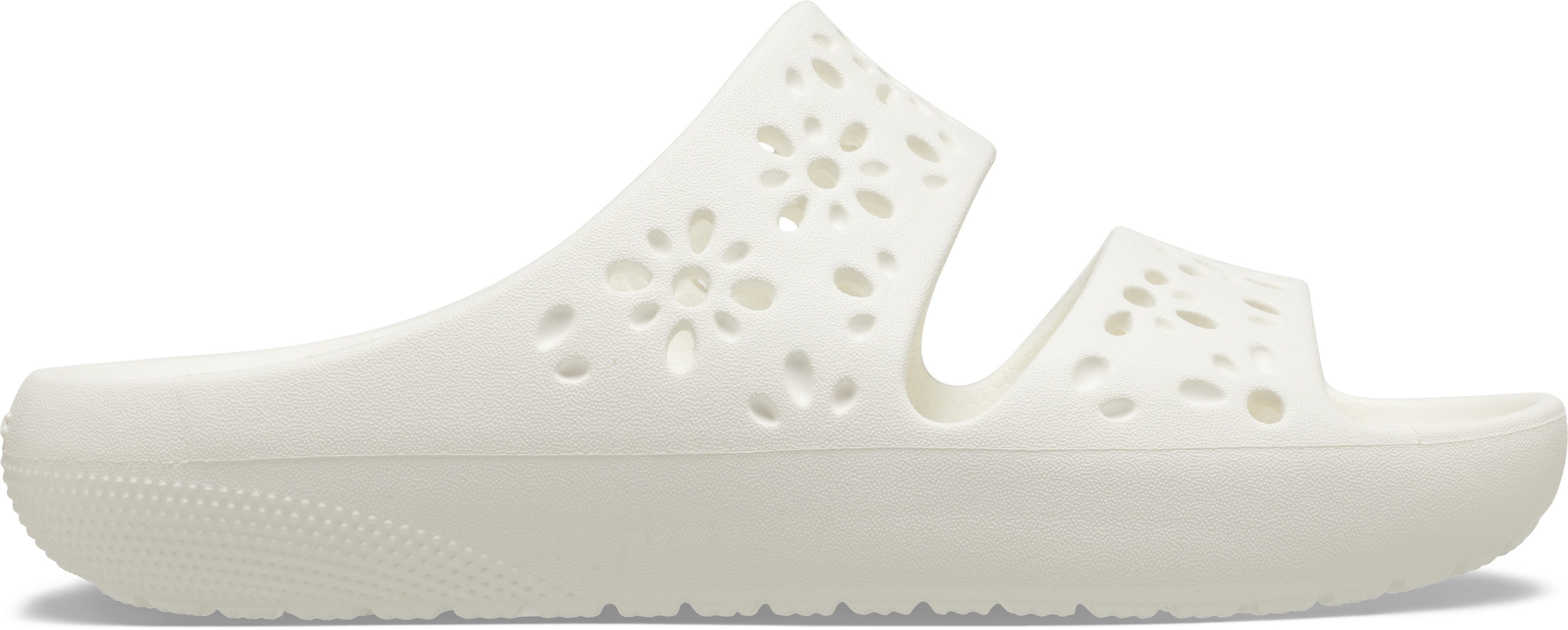 Crocs Badslippers Classic Floral Cut Out Sandal