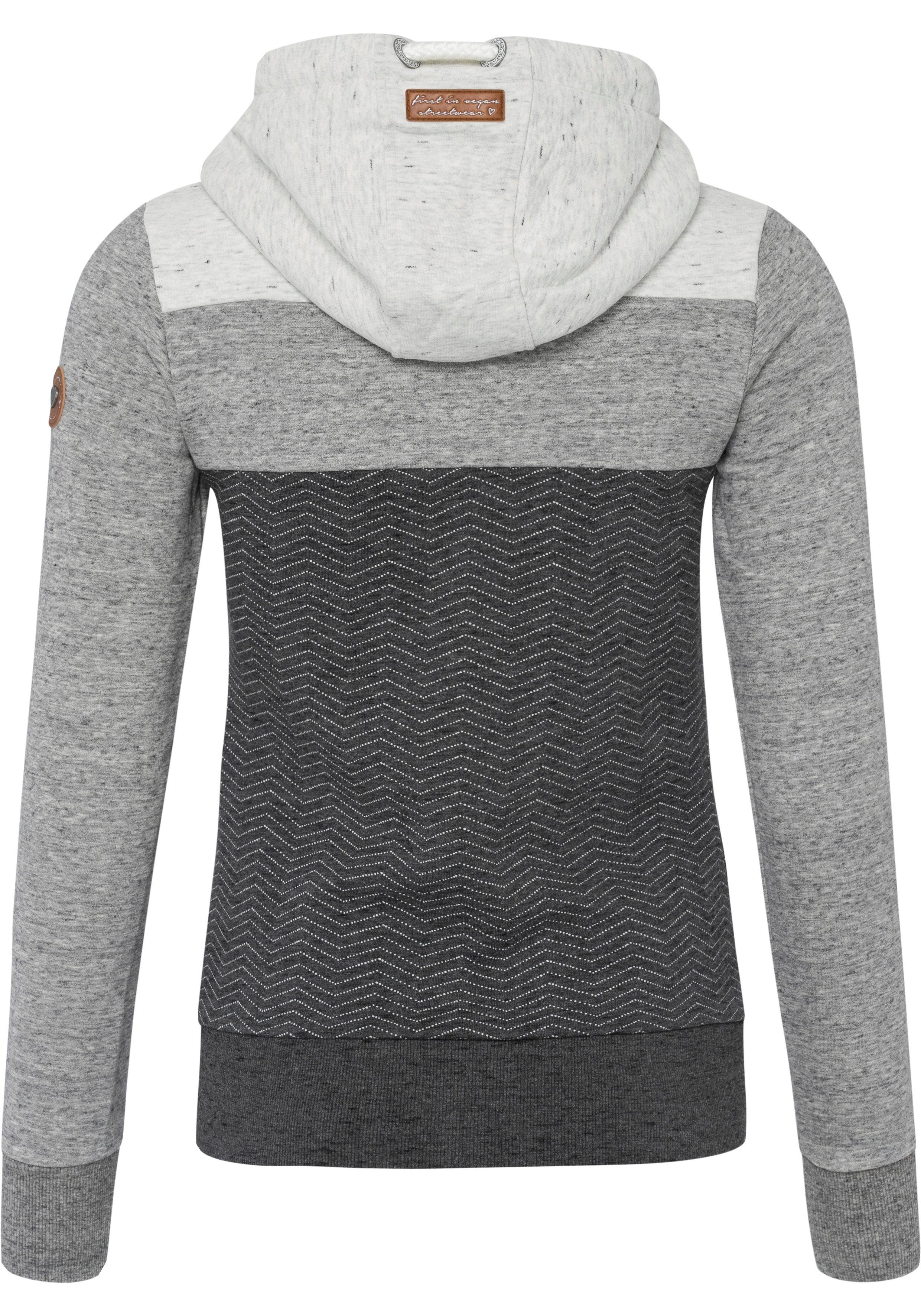 Ragwear Sweatvest TREGA ZIP O in colourblocking-design