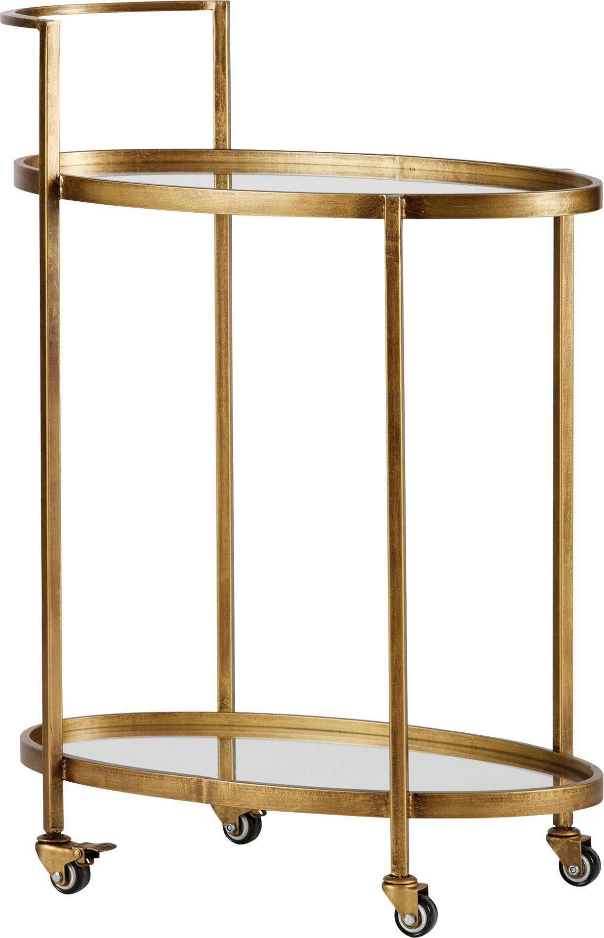 BePureHome Push Trolley Metaal Antique Brass