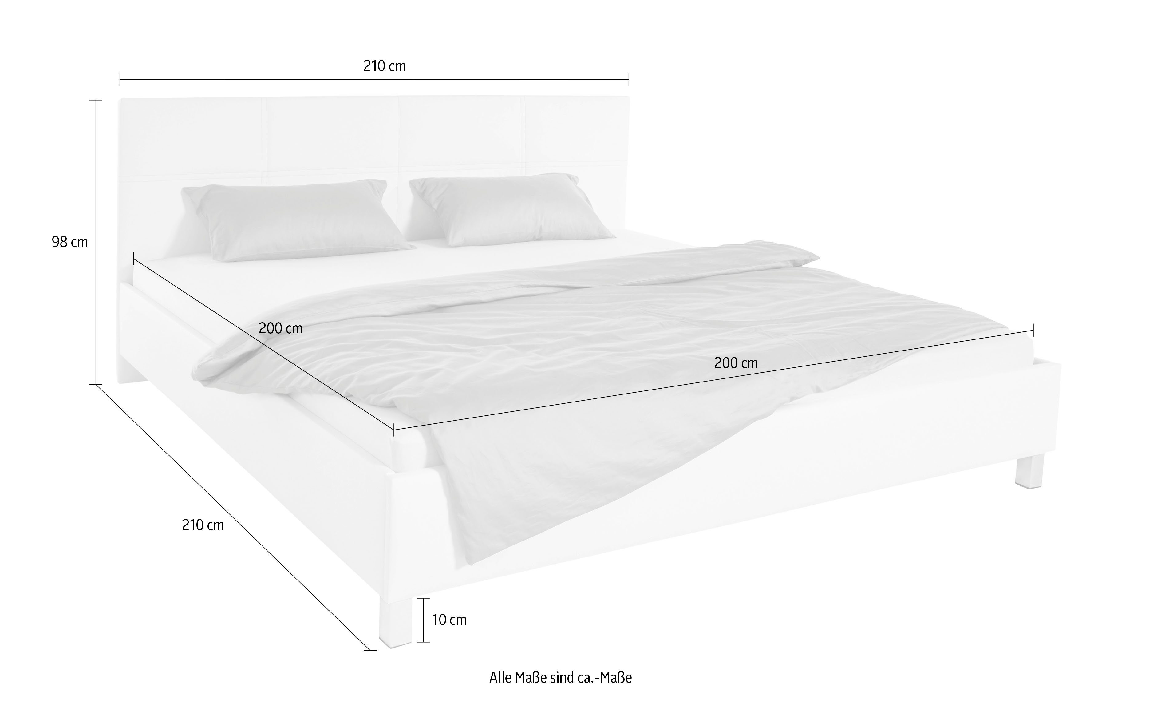 Westfalia Polsterbetten Gestoffeerd bed