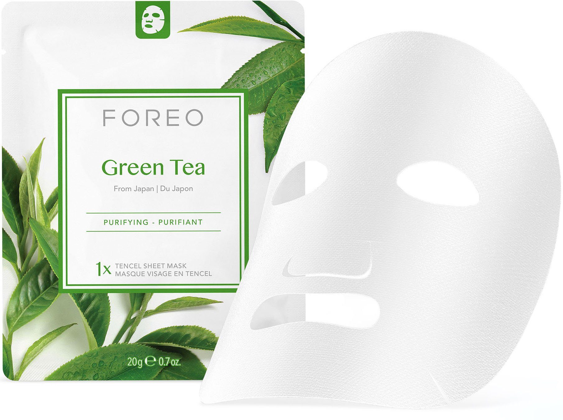 FOREO Gezichtsmasker Farm To Face Collection Sheet Masks Green Tea