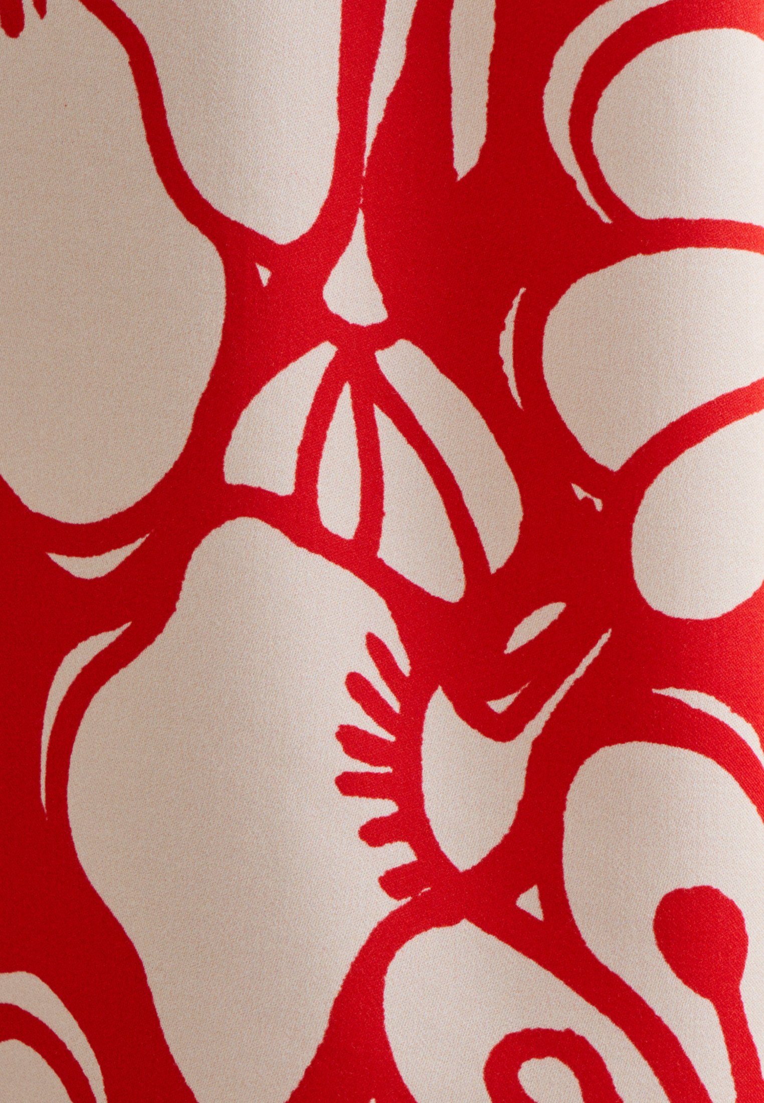 seidensticker Zomerjurk Zwarte roos 3/4-mouwen ronde hals in bloemmotief