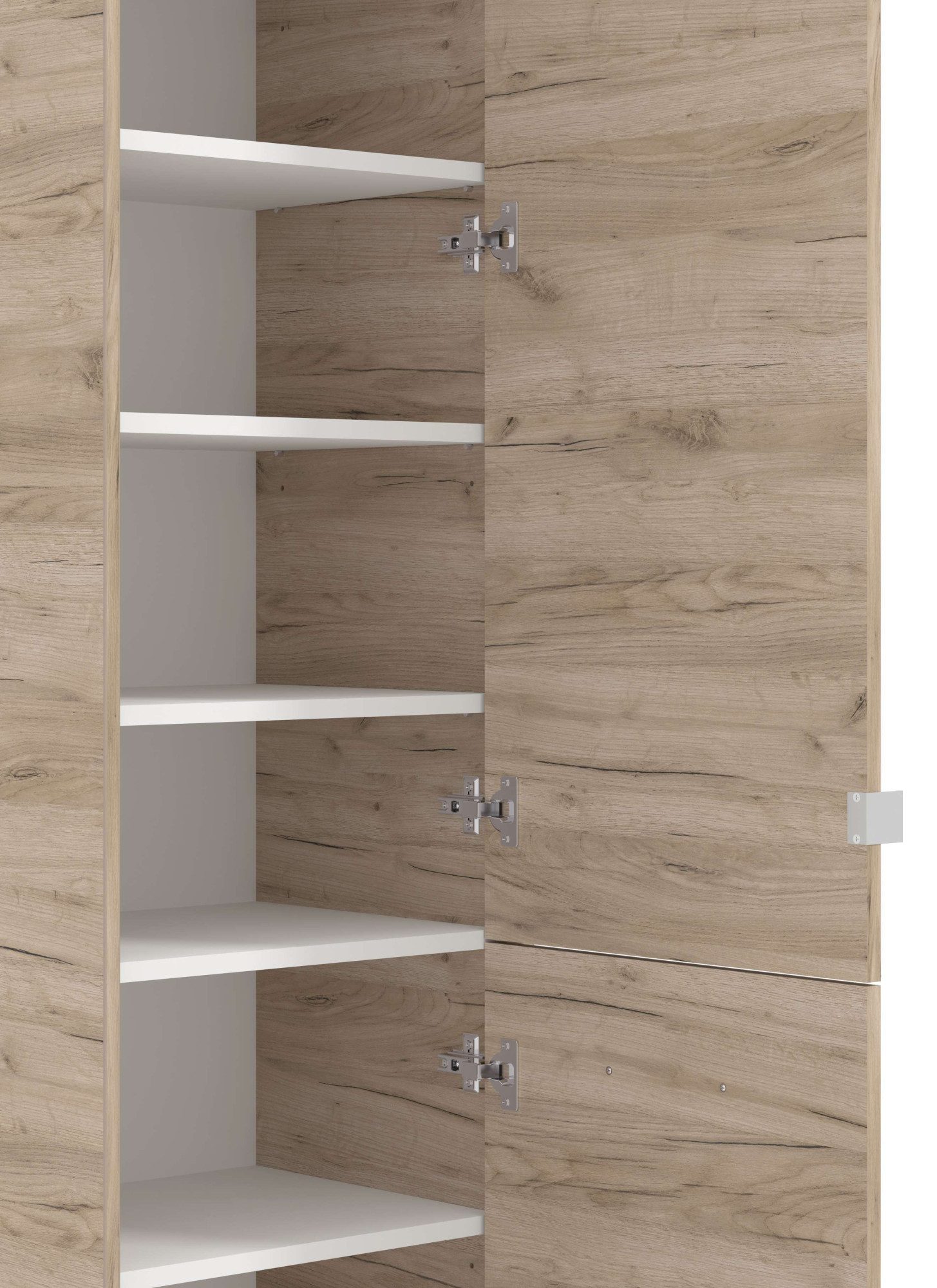 INOSIGN Schoenenkast Menorca schoenenkast, opslagkast, schoenenrek, breedte 47 cm met twee deuren, in moderne en elegante kleuren, met een spiegel