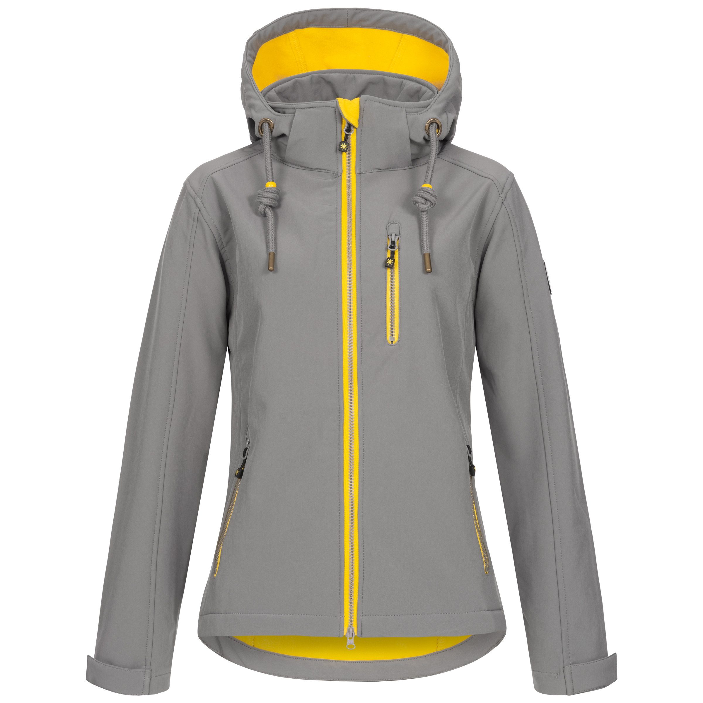 DEPROC Active Softshell-jack PEAK CREEK WOMEN met afneembare capuchon