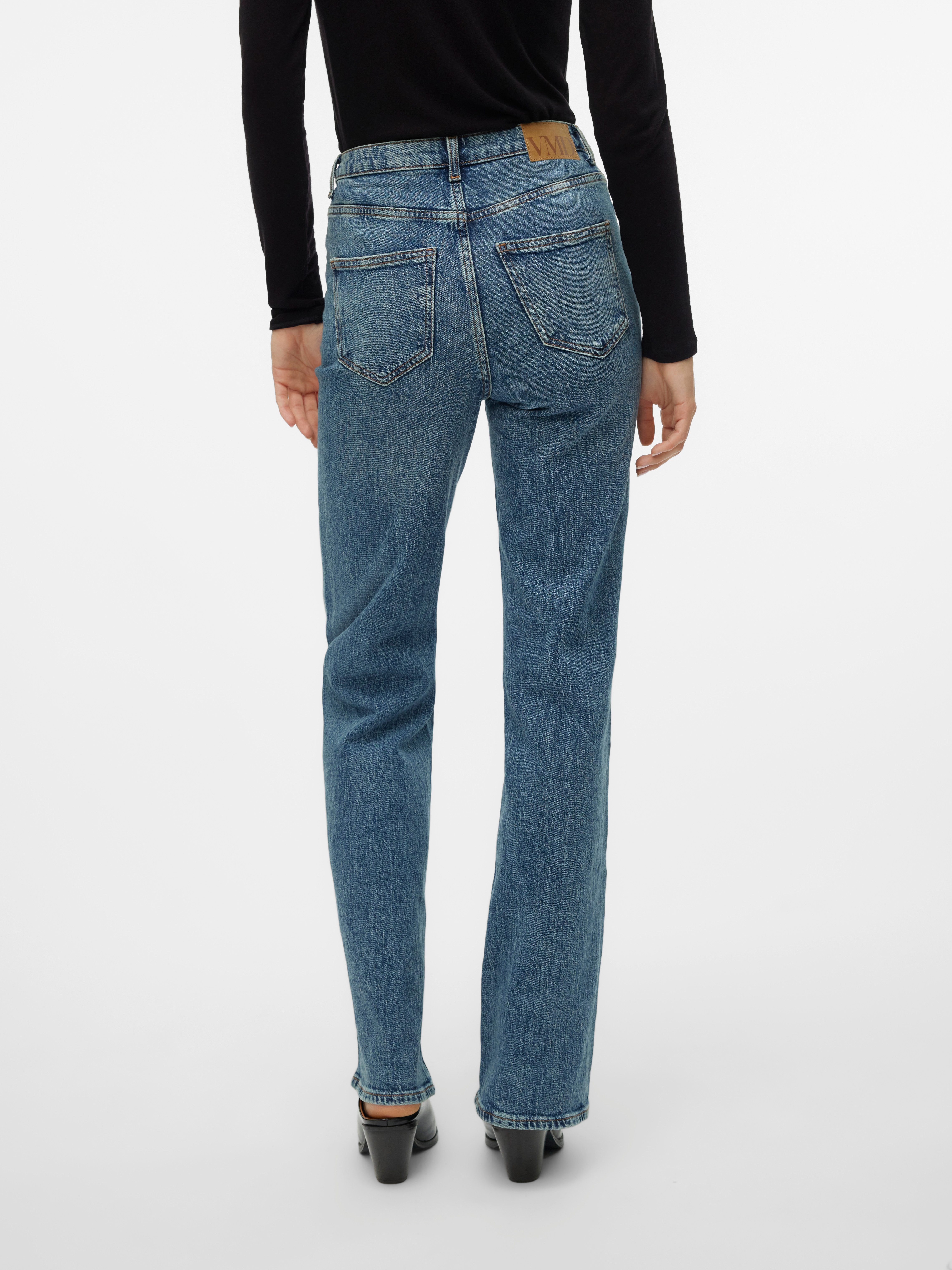 Vero Moda High-waist jeans VMTESSA HR WIDE JEANS RA394 GA NOOS