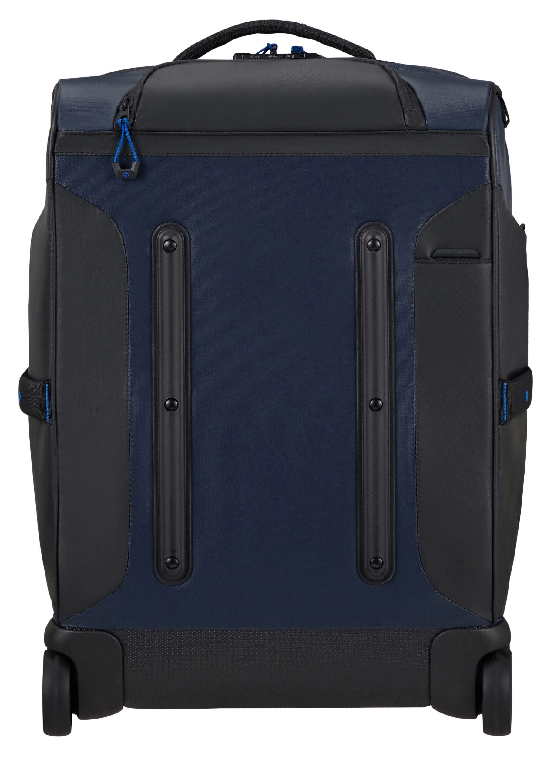 Samsonite Zachte bagage trolley ECODIVER 55 - 2 Rollen Handbagage koffer reistas zachte koffer frontzak
