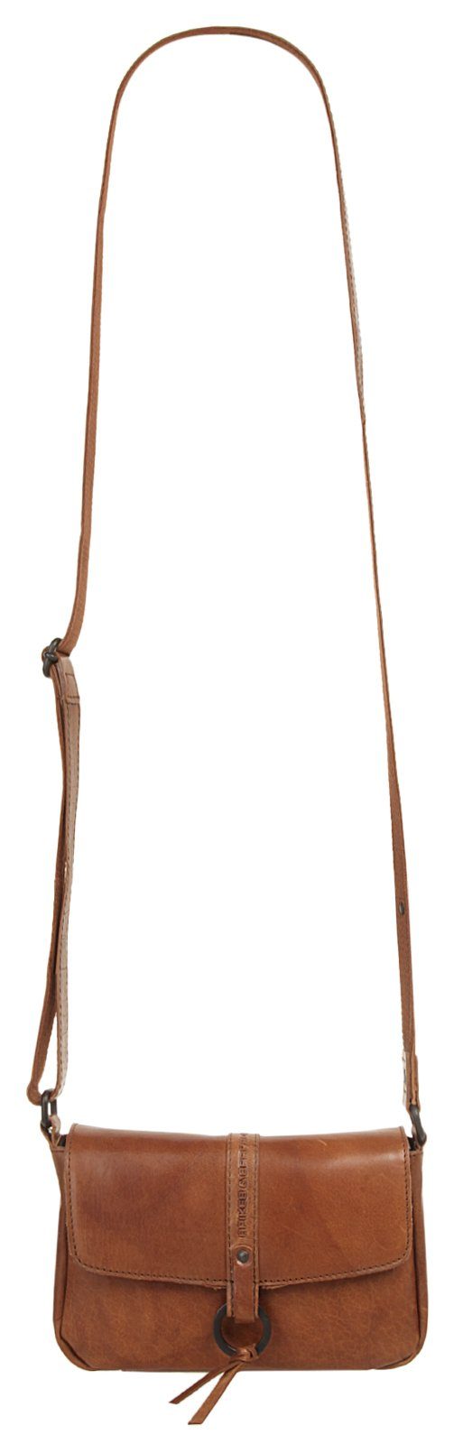 Spikes & Sparrow Schoudertas echt leer, made in italy