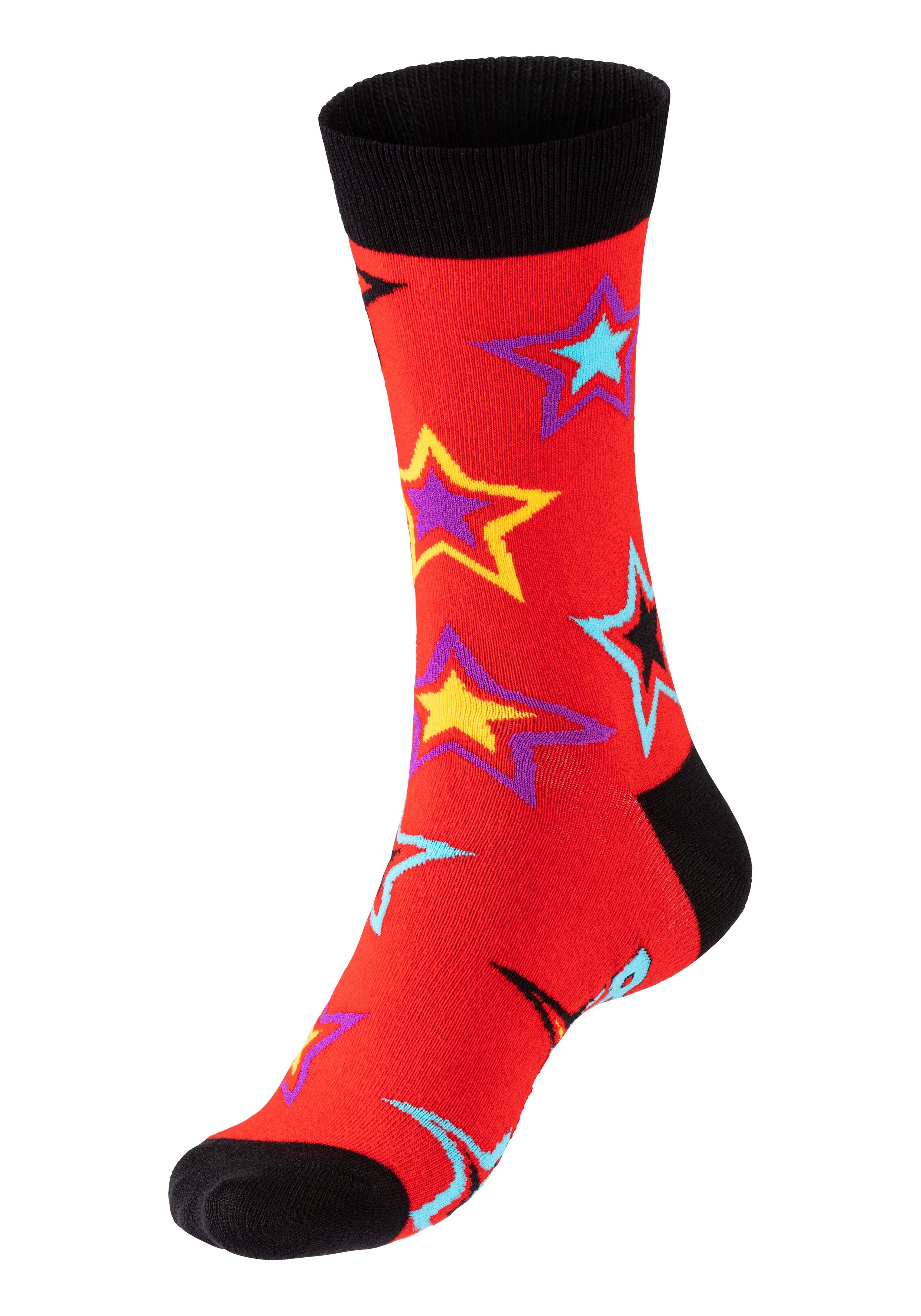 Apollo Sokken Cadeau-doos Super-Papa of Beste Papa verschillende kleuren designs, perfect voor vaderdag of verjaardag (2 paar, Set van 3)