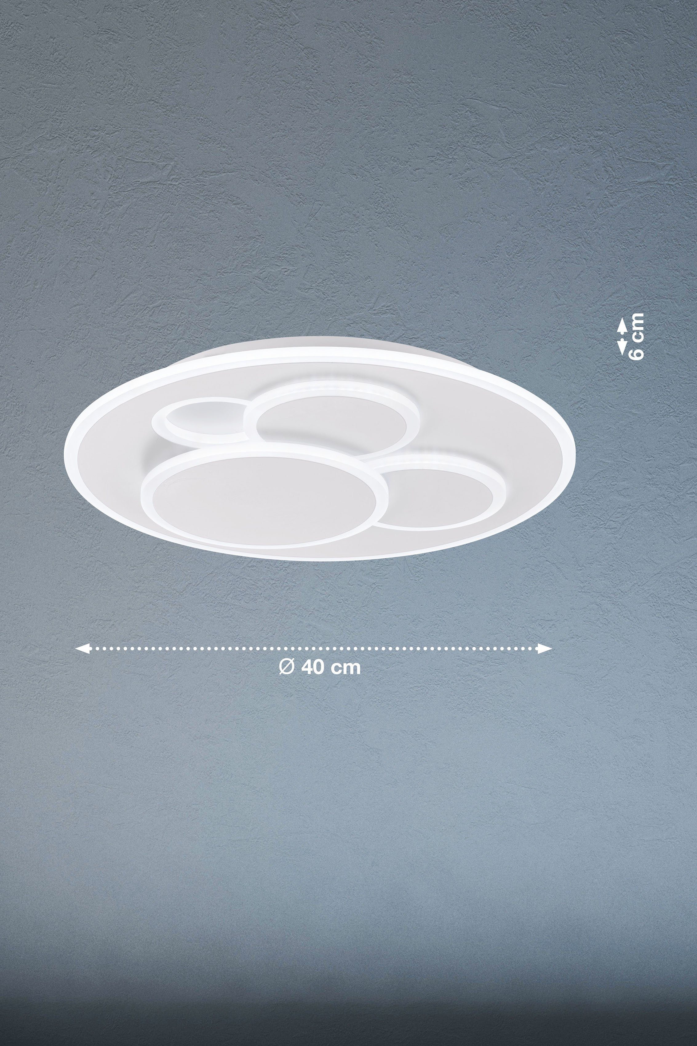 Honsel Leuchten Led-plafondlamp Stippen (1 stuk)