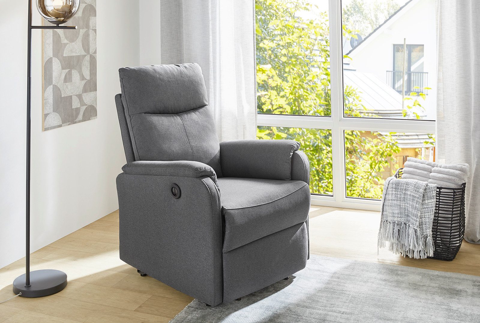 Jockenhöfer Gruppe Relaxfauteuil Bristol, met elektromotorische verstelfuncties