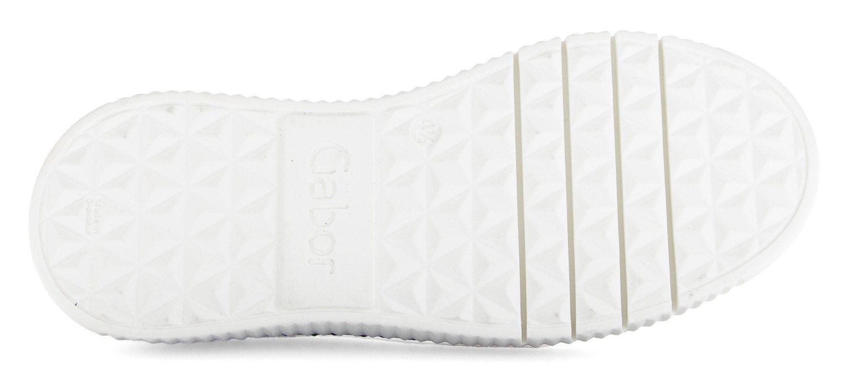 Gabor Plateausneakers , vrijetijdsschoen, lage schoen, veterschoen met contrast-raamnaad