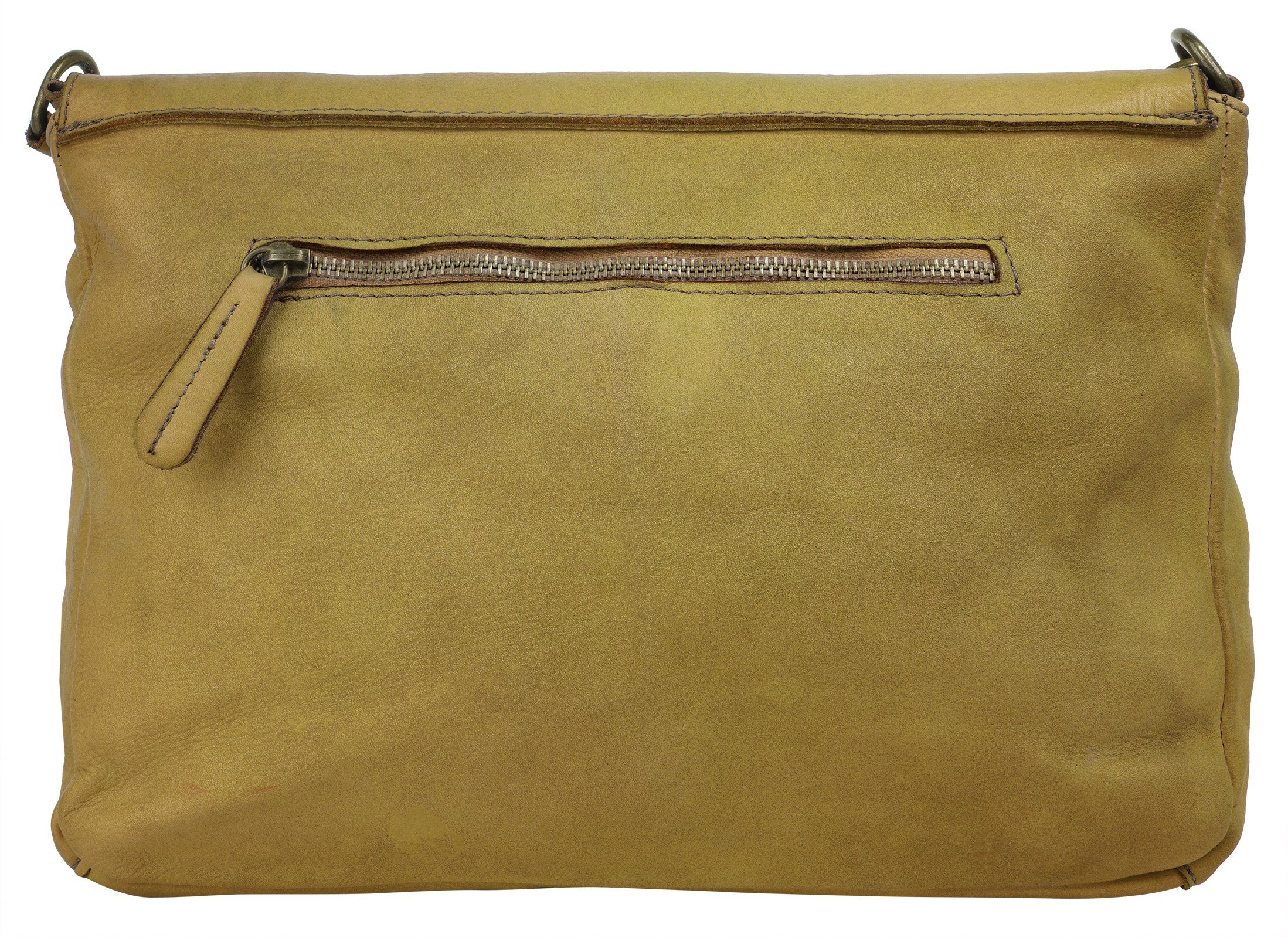 Samantha Look Schoudertas echt leer, made in italy