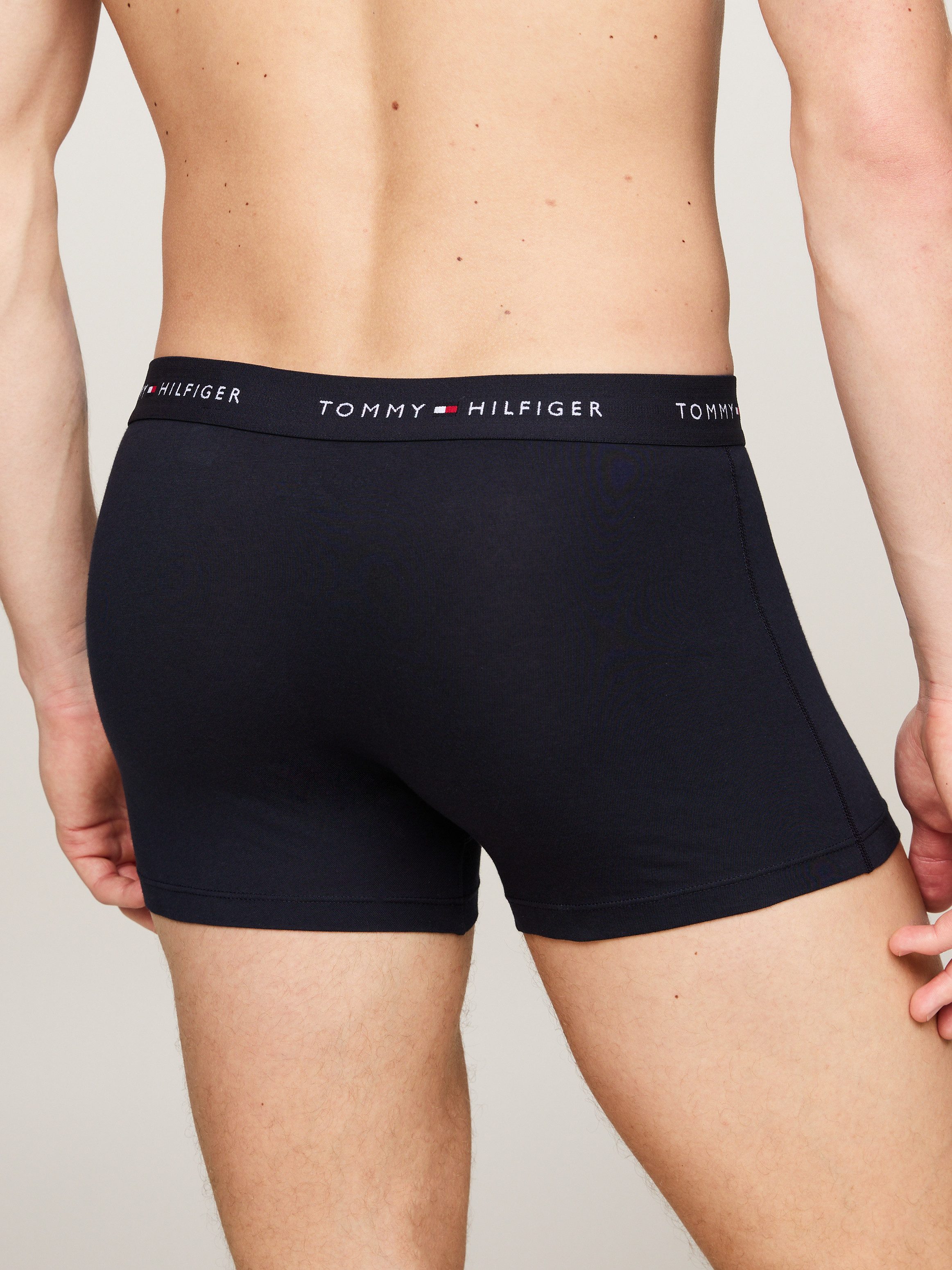 Tommy Hilfiger Underwear Trunk 3P WB TRUNK met contrasterende logo-band (3 stuks)