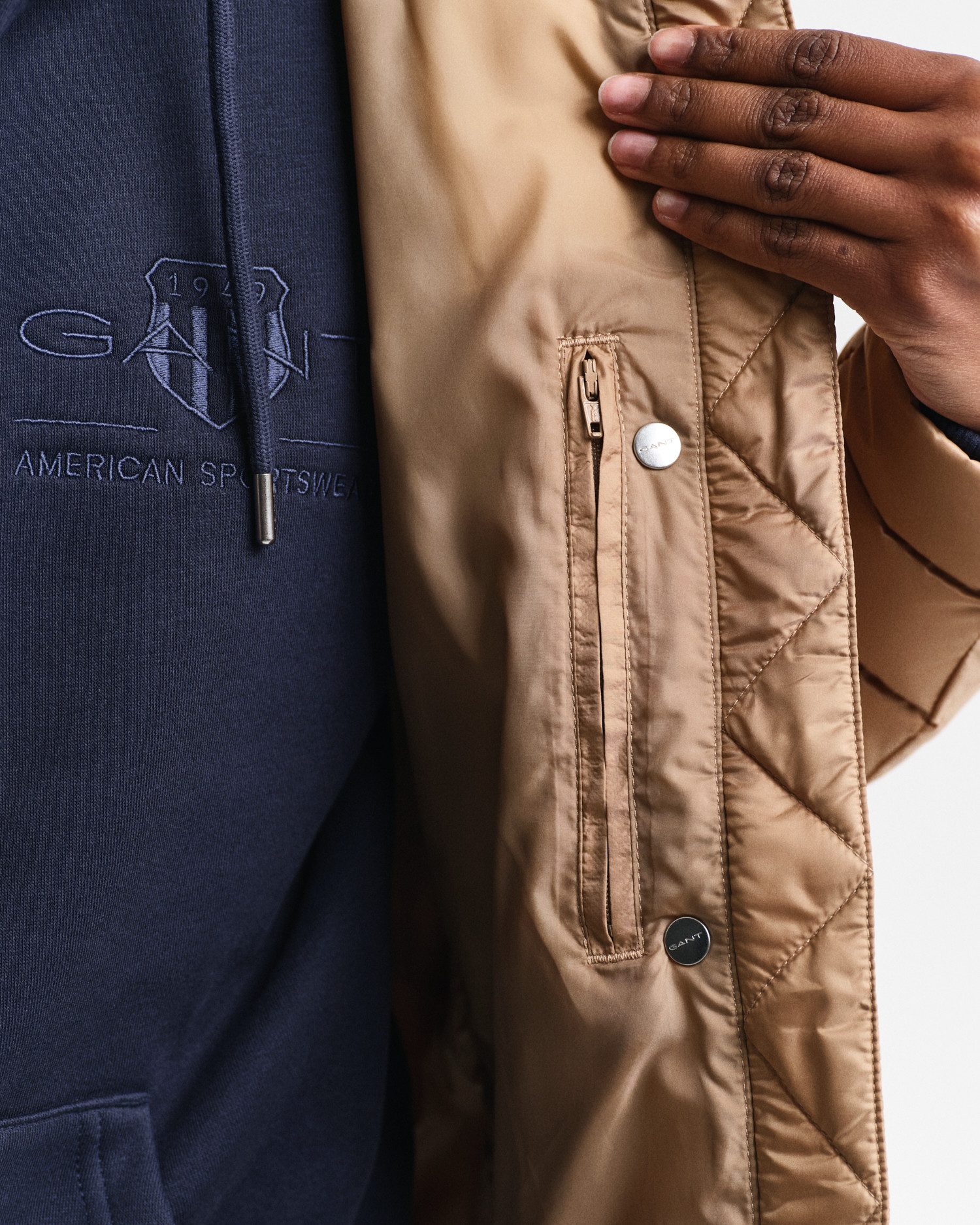 Gant Gewatteerde jas LIGHT DOWN JACKET Waterafstotend lichtgewicht gewatteerde jas