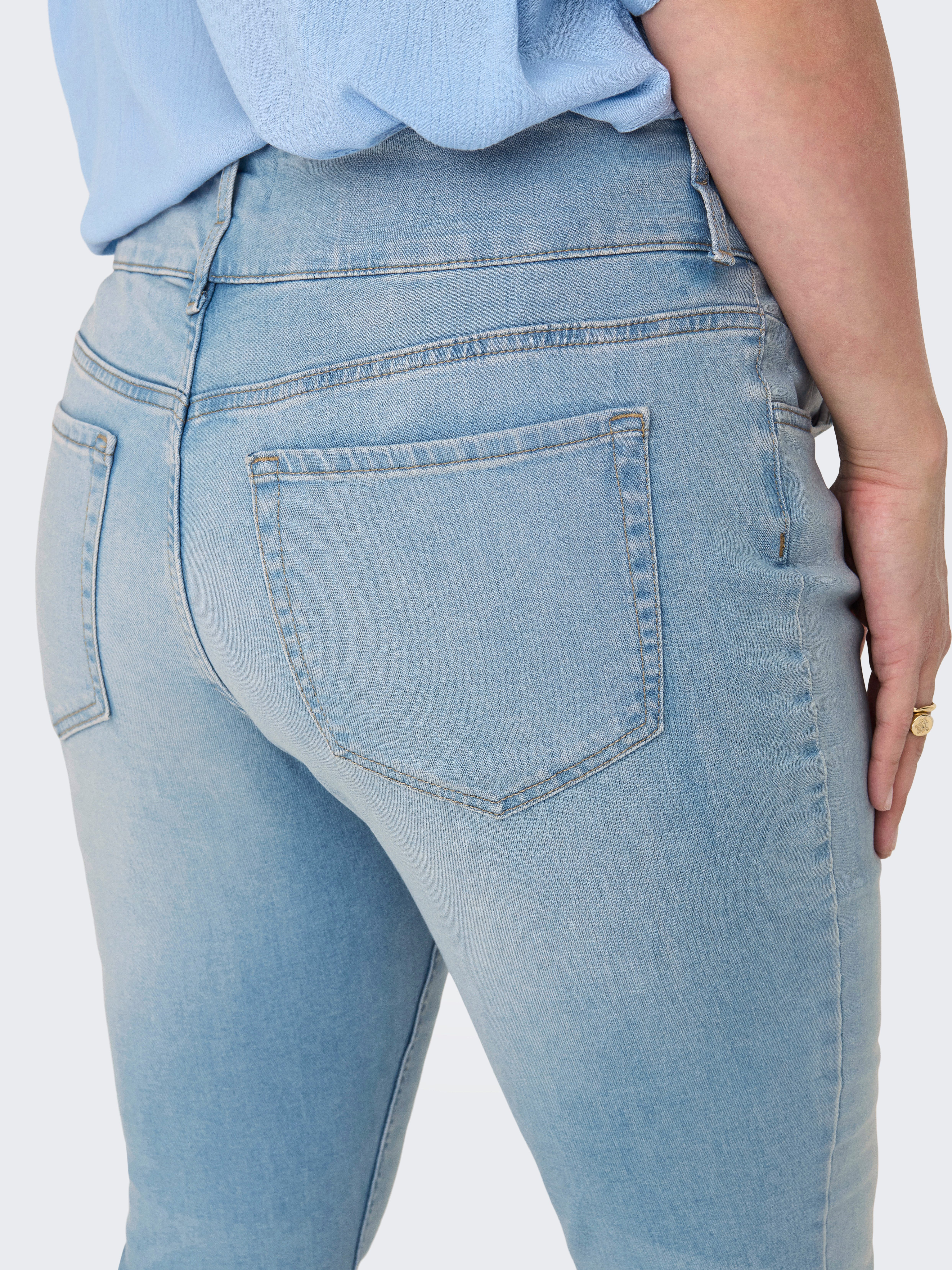 ONLY CARMAKOMA High-waist jeans CARANNA HW SKINNY ANK DNM ANA NOOS
