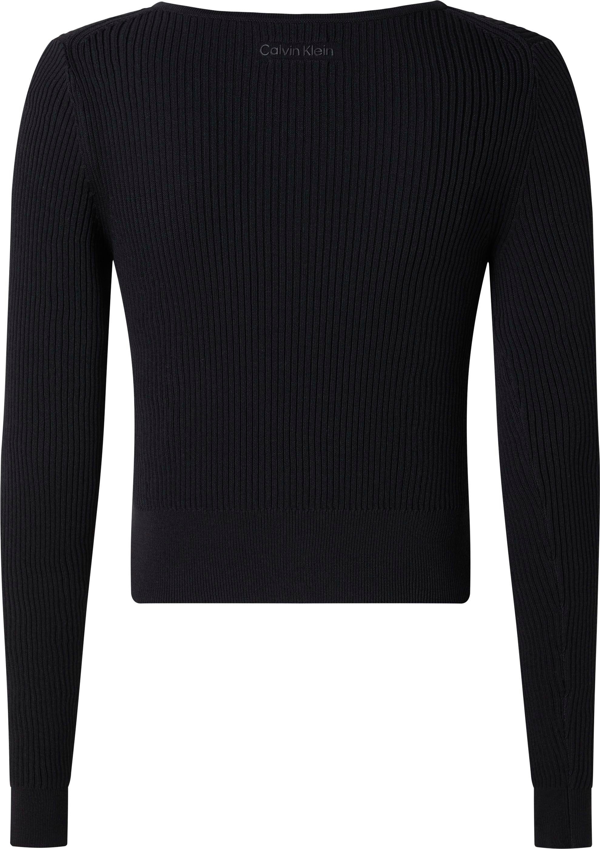 Calvin Klein Gebreide trui met haakjessluiting