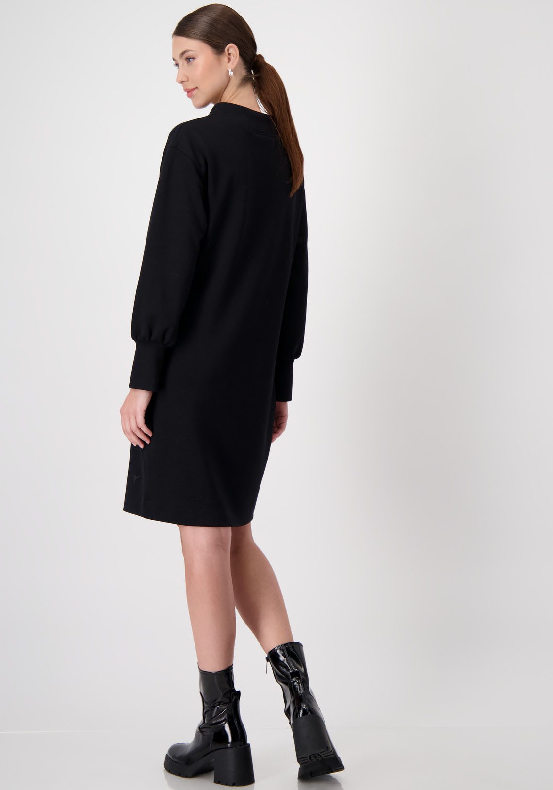 Monari Sweatjurk met opstaande kraag
