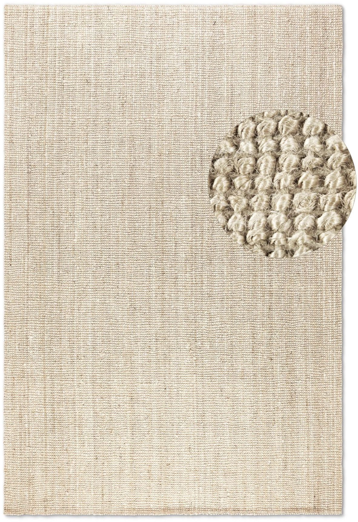 HANSE Home Vloerkleed Jaipur jute tapijt, als loper en rond 100% natuurlijke vezel, duurzaam, woonkamer, eetkamer, slaapkamer, grs
