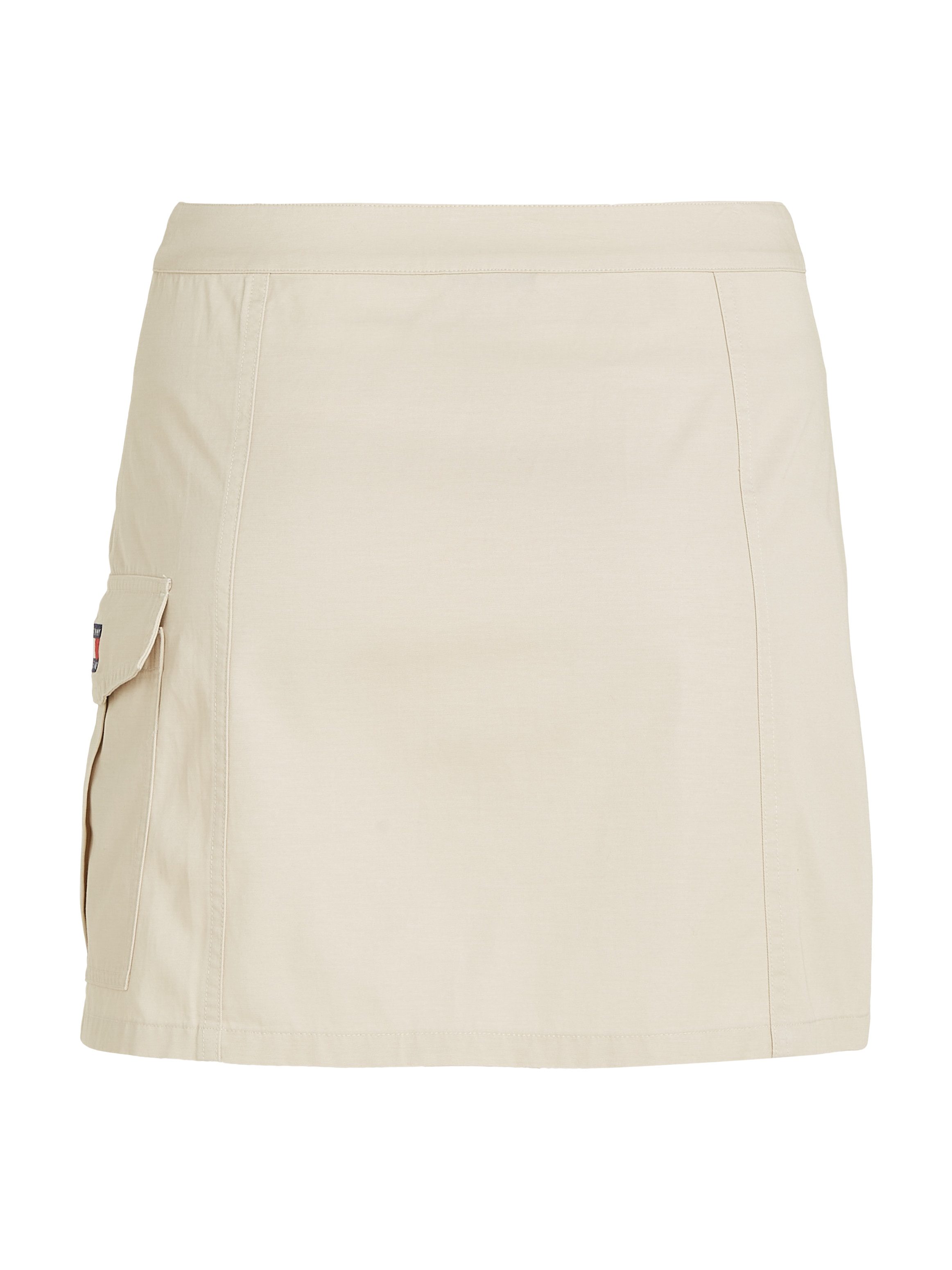 TOMMY JEANS Minirok TJW STRUCTURED CARGO MINI SKIRT Webrok in gestructureerde kwaliteit, cargo vorm