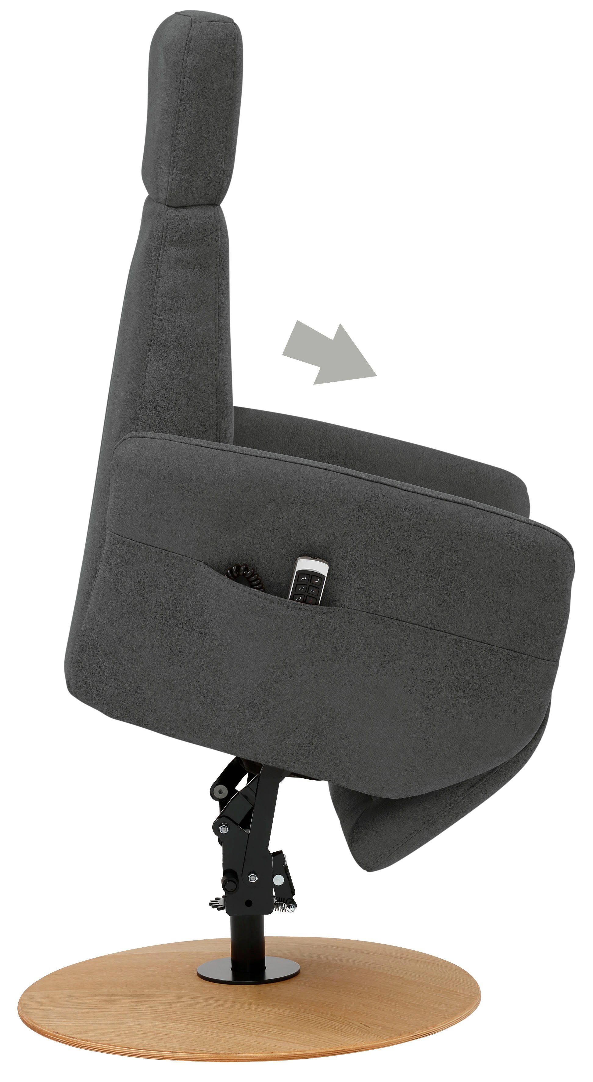 sit&more Relaxfauteuil Cobra naar keuze met 2 motoren, 2 motoren en accu of met 2 motoren