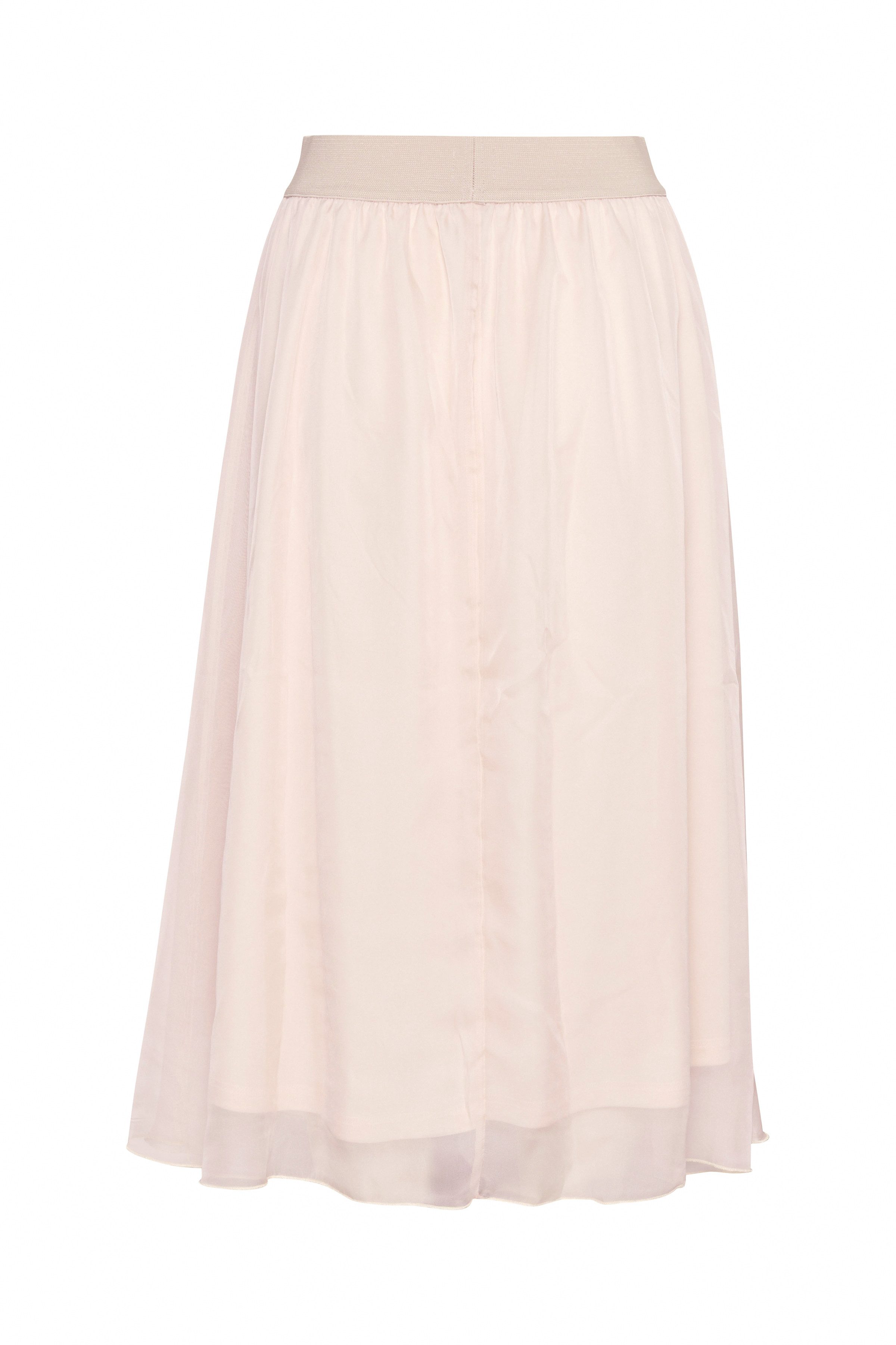 Saint Tropez Midirok CoralSZ Skirt gemaakt van chiffon