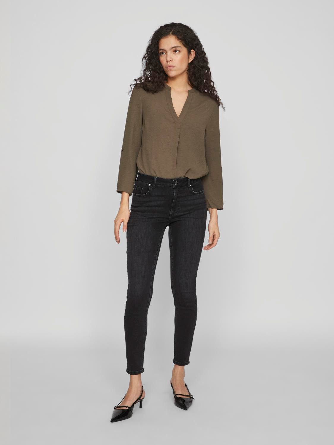 Vila Skinny fit jeans VISARAH WU01 RW SKINNY JEANS - NOOS