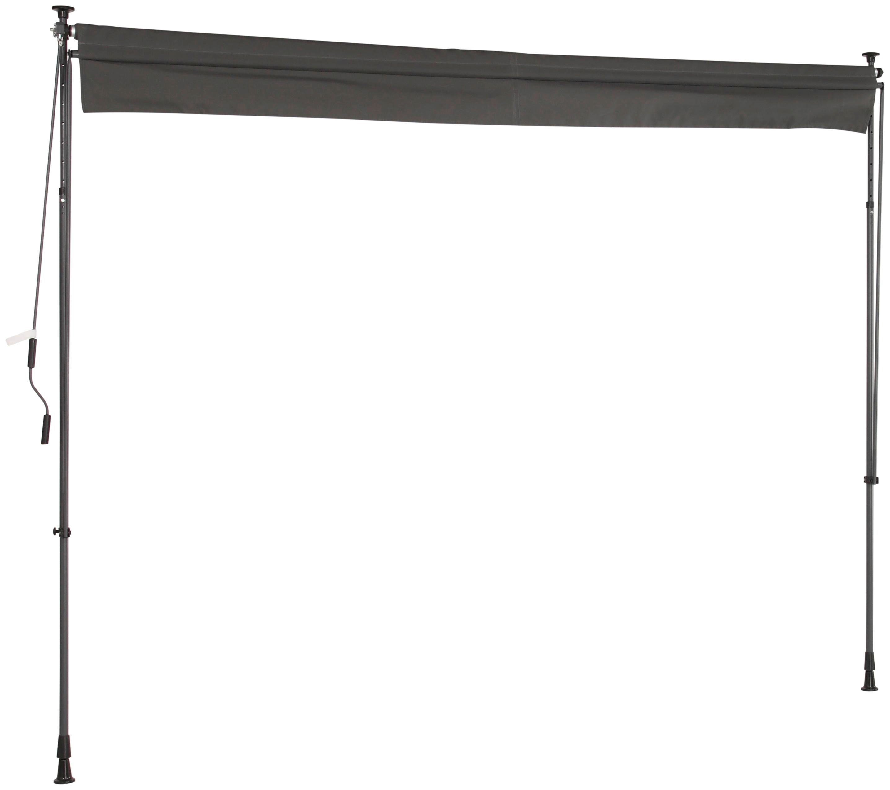 KONIFERA Klemzonnescherm Breedte/ uitval: 200x120 cm