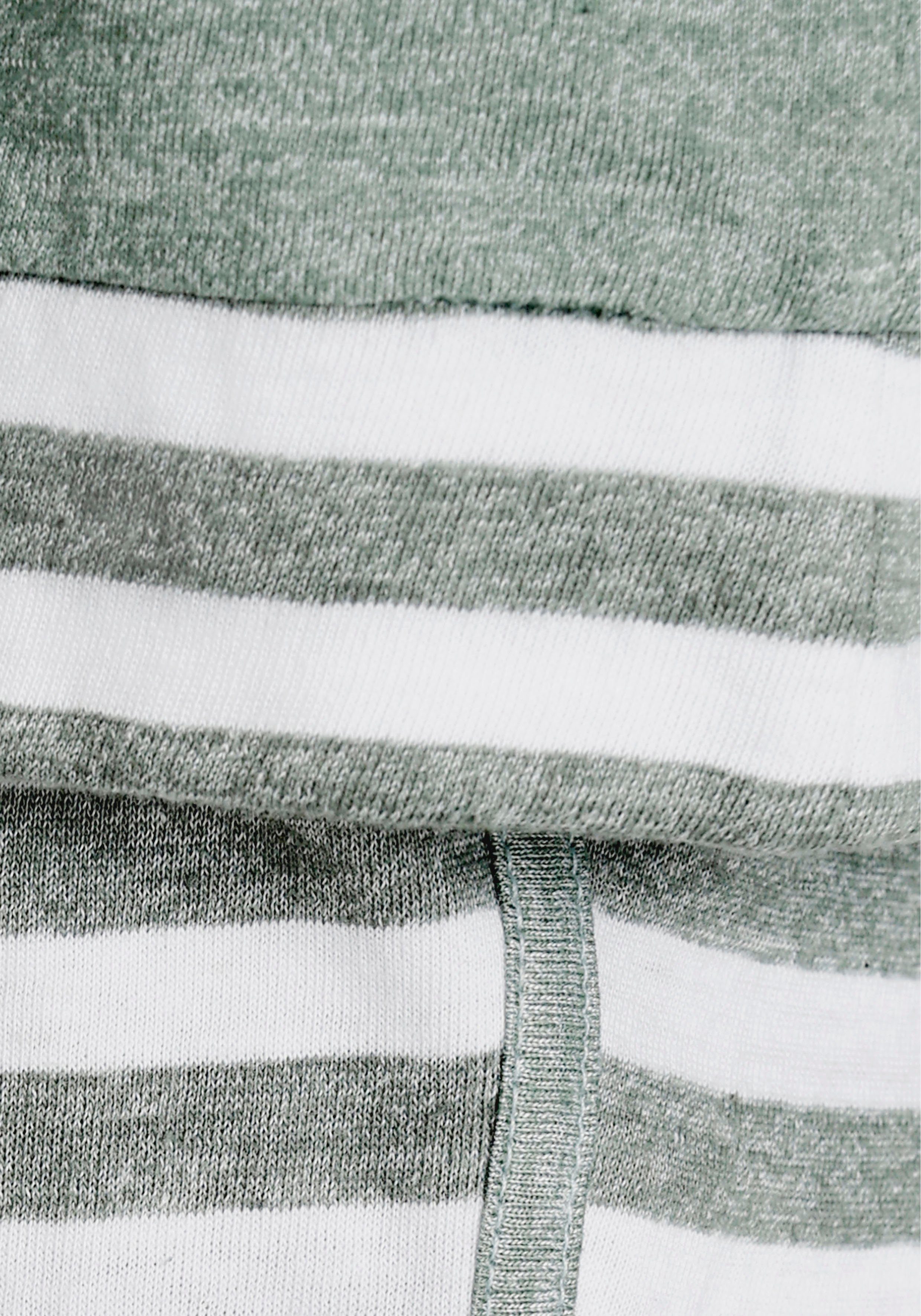 Vivance Dreams Shortama met strepen-details (2-delig)