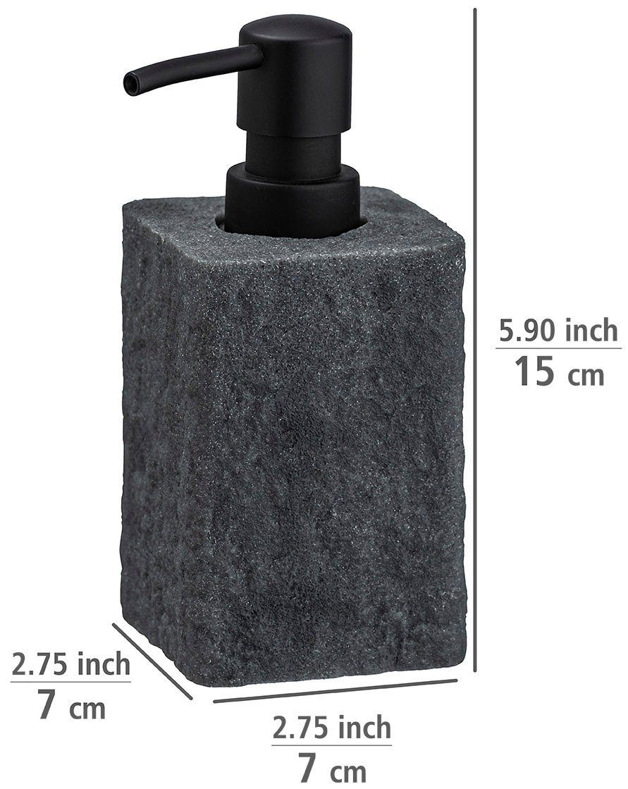 WENKO Zeepdispenser Villata Grijs, 300 ml (1-delig)