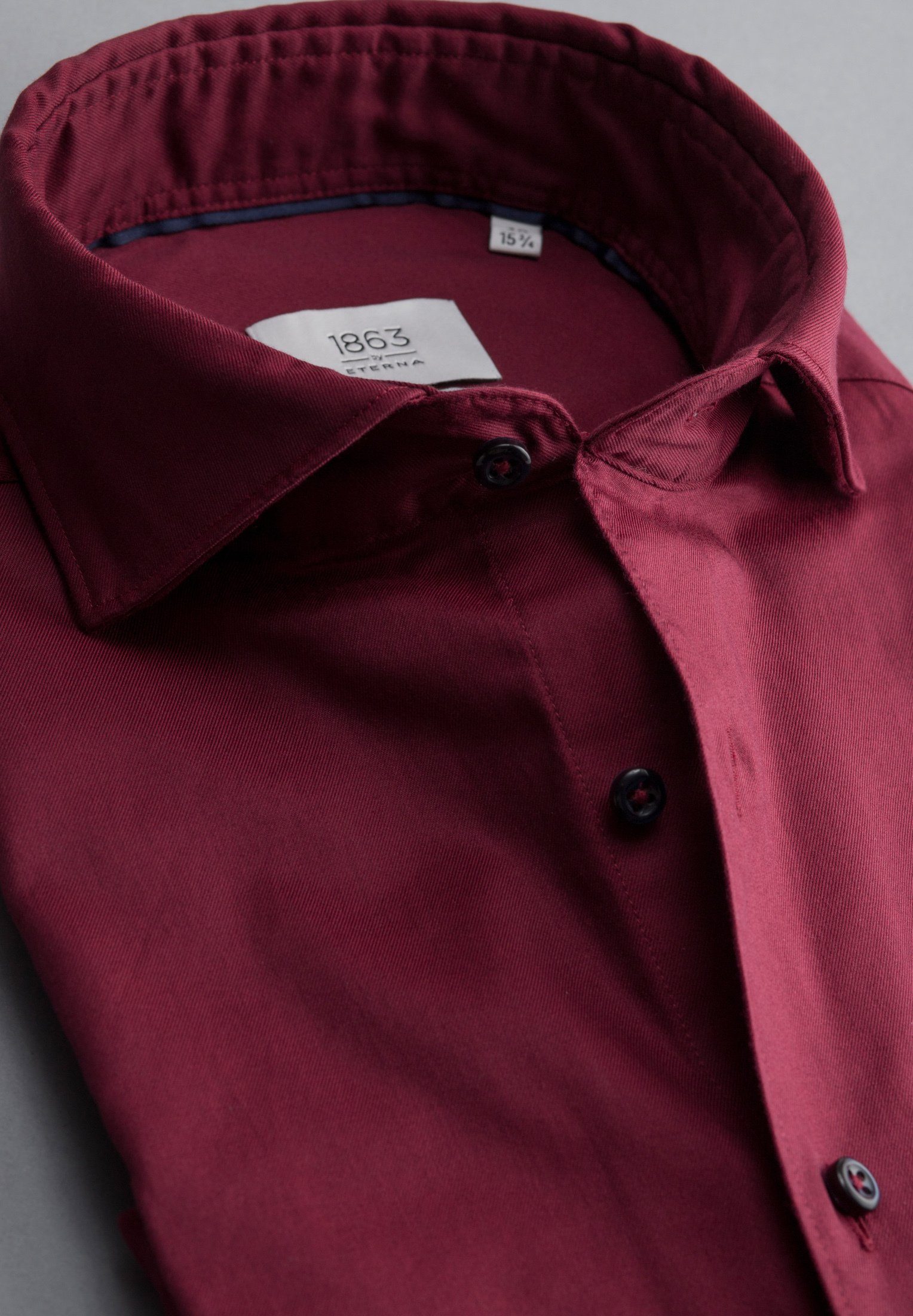 Eterna Overhemd met lange mouwen Slim fit EASY IRON (gemakkelijk te strijken)