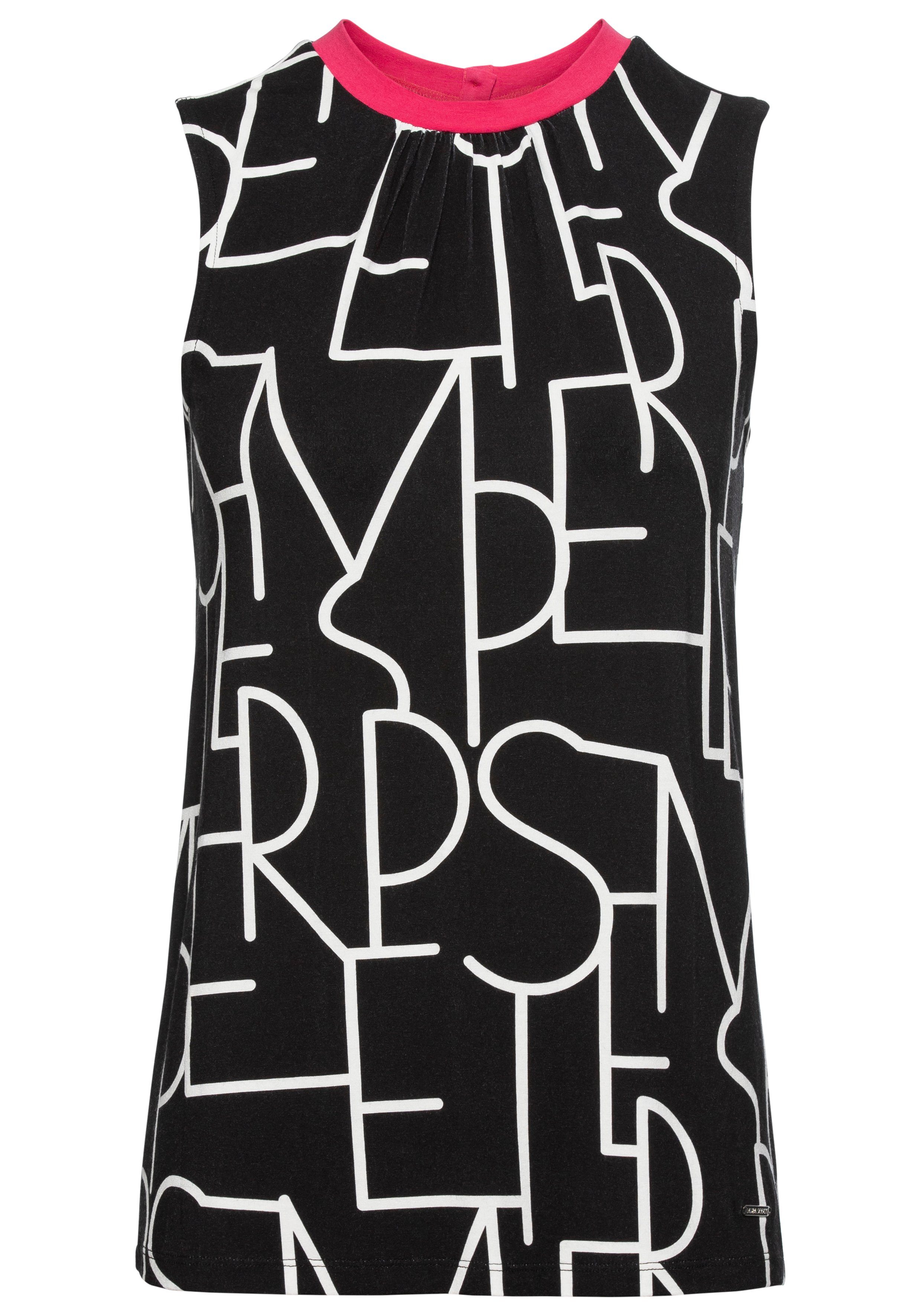Laura Scott Shirttop met moderne print