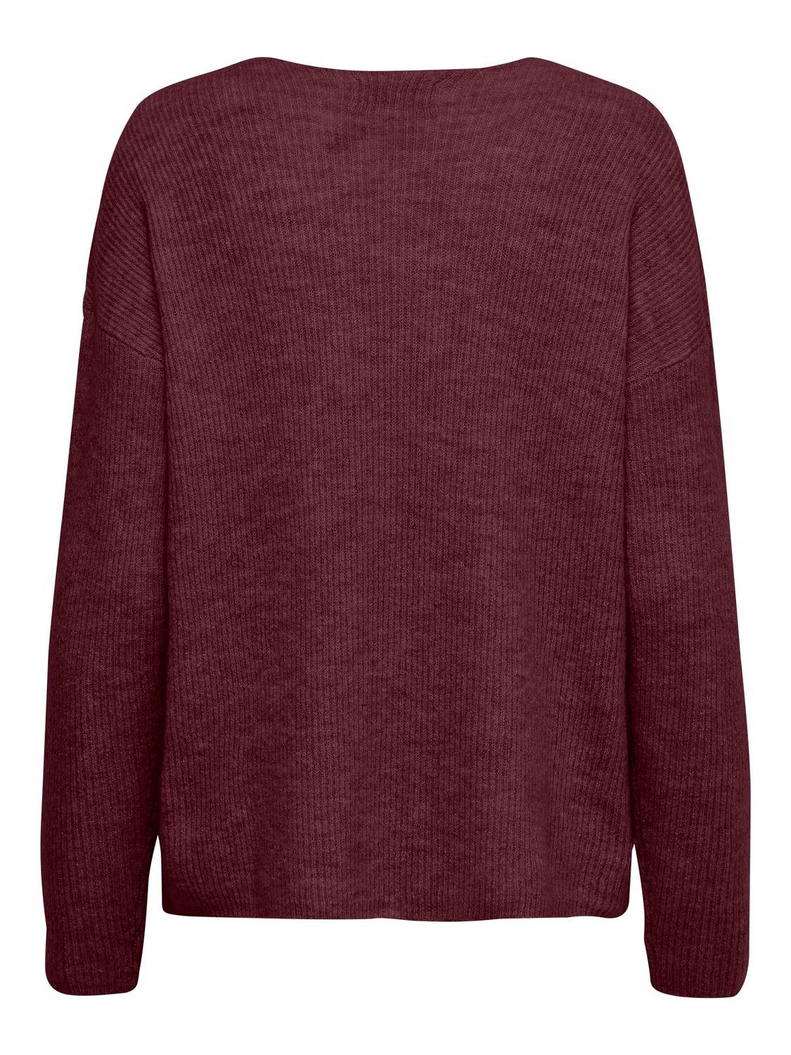Only Trui met V-hals ONLCAMILLA V-NECK L/S PULLOVER KNT NOOS