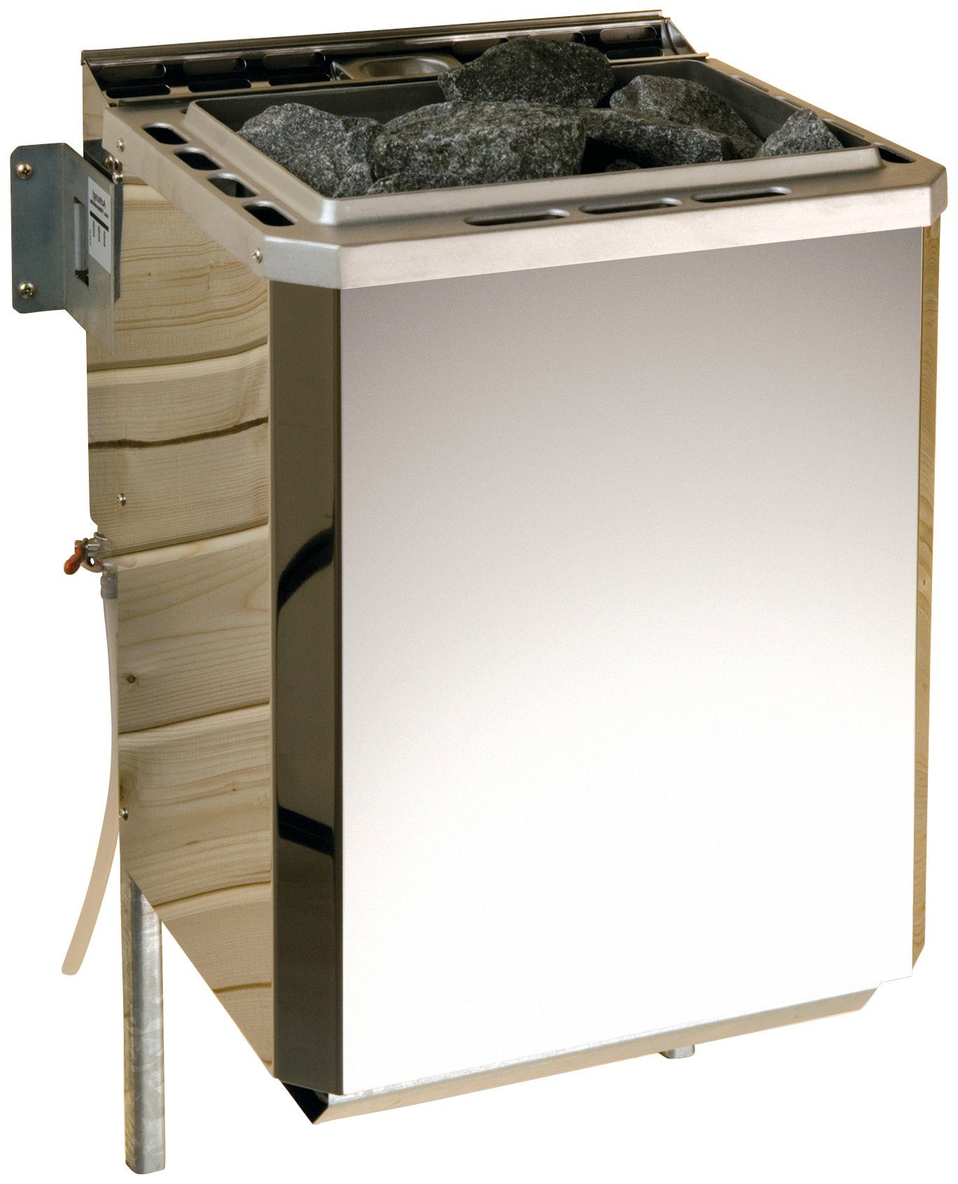weka Sauna Valida hoek 1 4,5 kw bio-combikachel met externe bediening, raam
