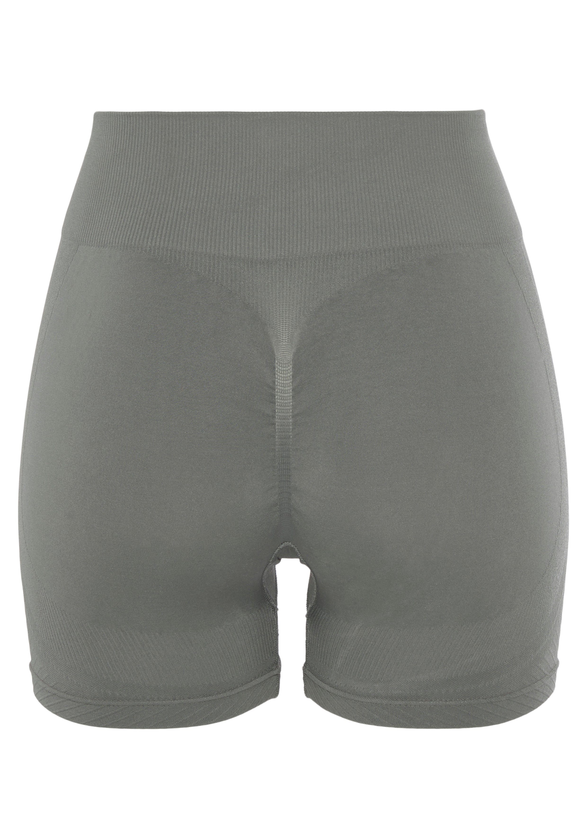 Lascana Functionele short Po Push Up met ribstructuur en shaping-effect, sportshorts