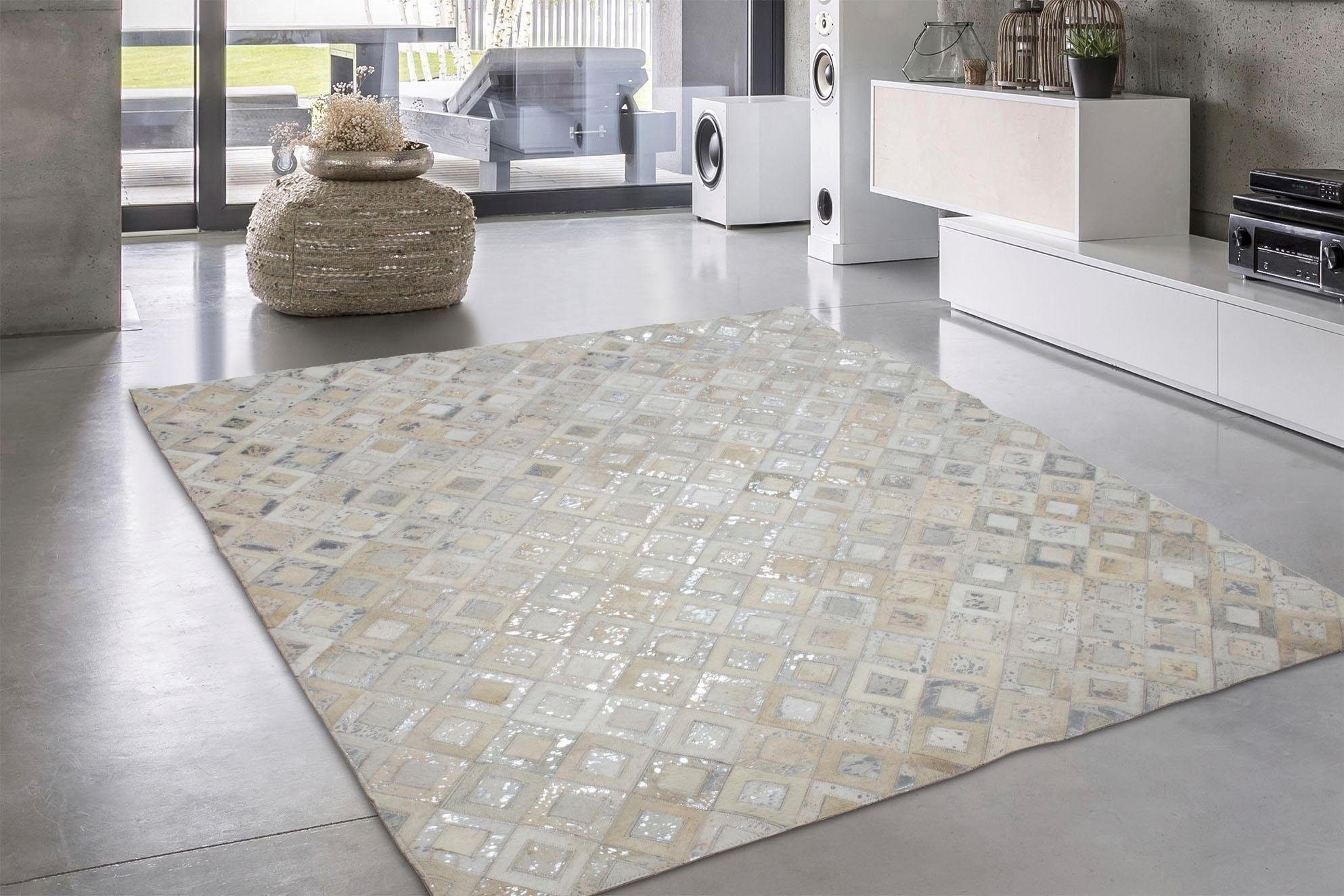 calo-deluxe Vachtvloerkleed Scarllet 110 echte runderhuid, woonkamer