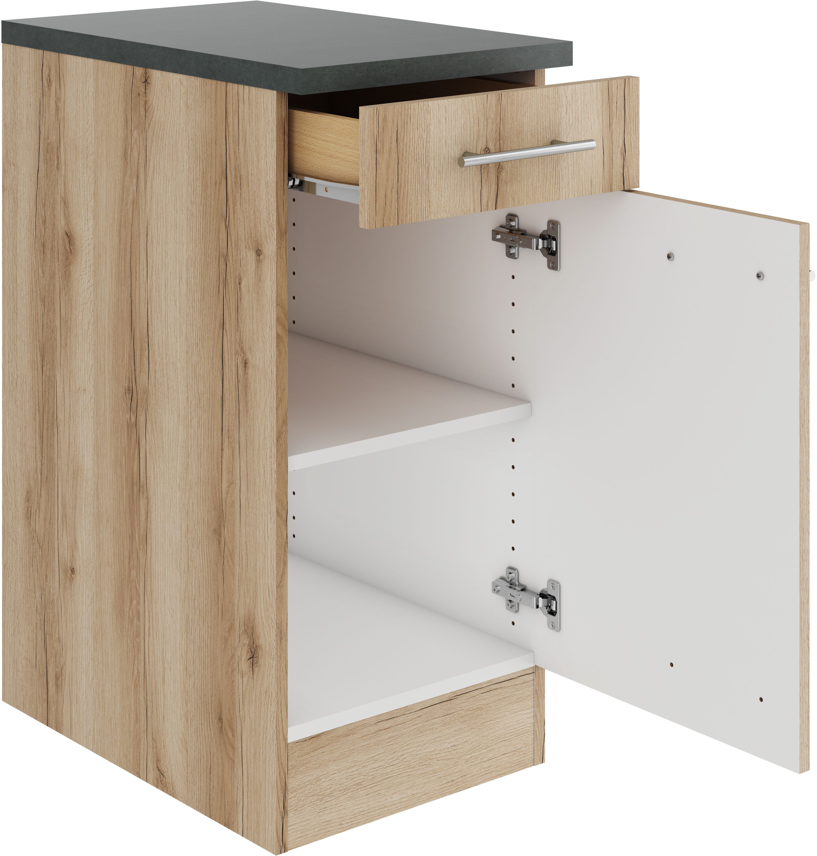 OPTIFIT Onderkast Bella Breedte 40 cm, 1 deur, 1 legplank, 1 lade