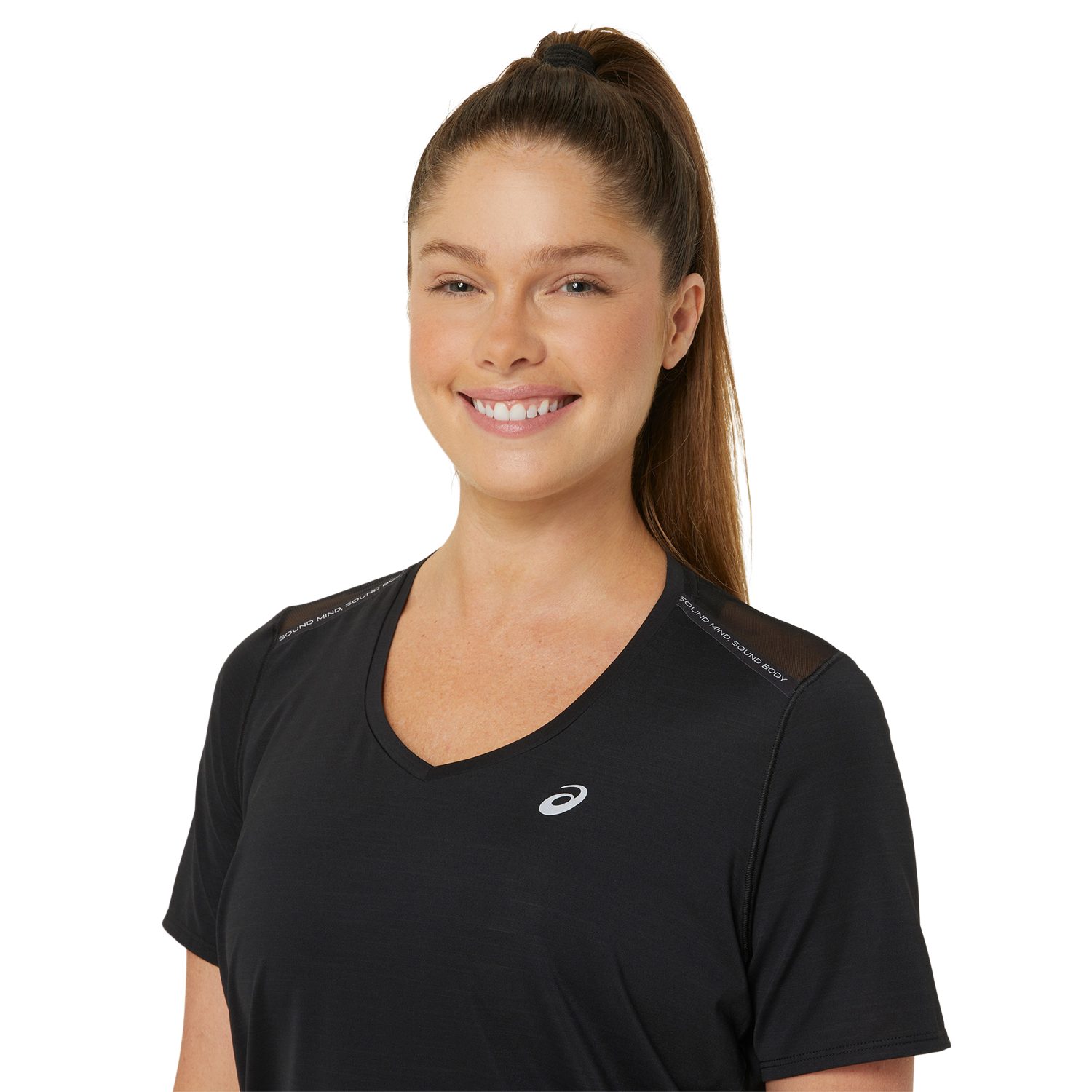 Asics Runningshirt ROAD V-NECK SS TOP