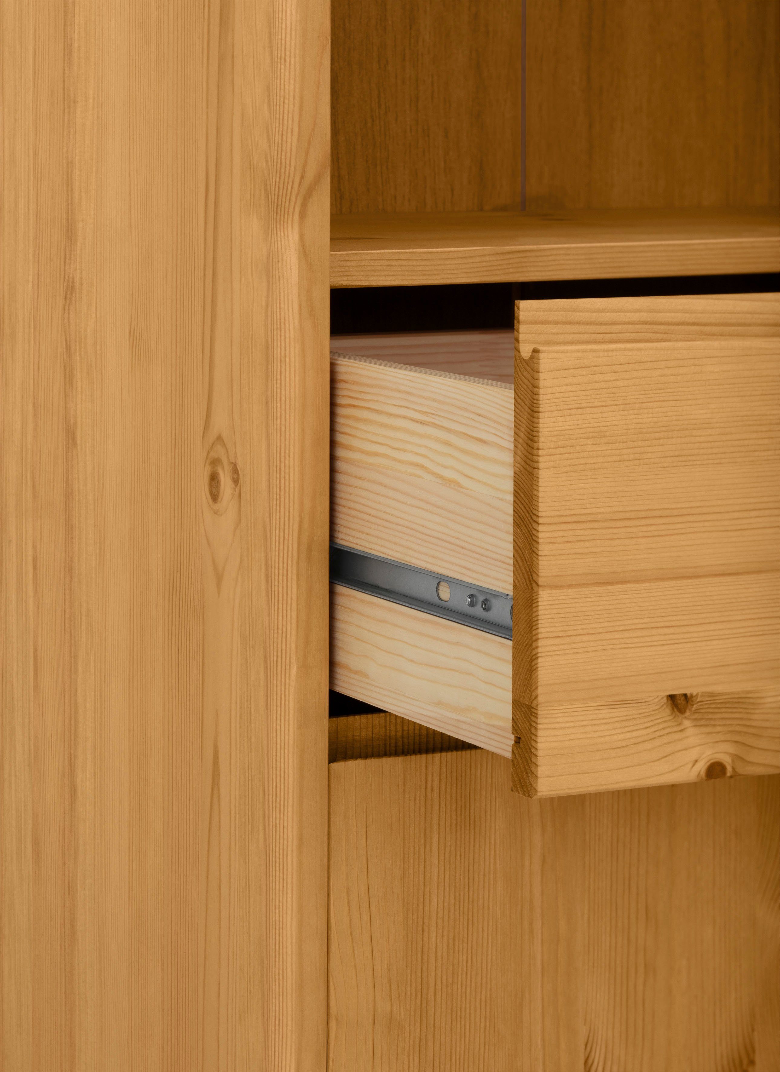 OTTO products Halfhoge kast Jorrick Breedte 60 cm, massief grenenhout met bio olie/was behandeld